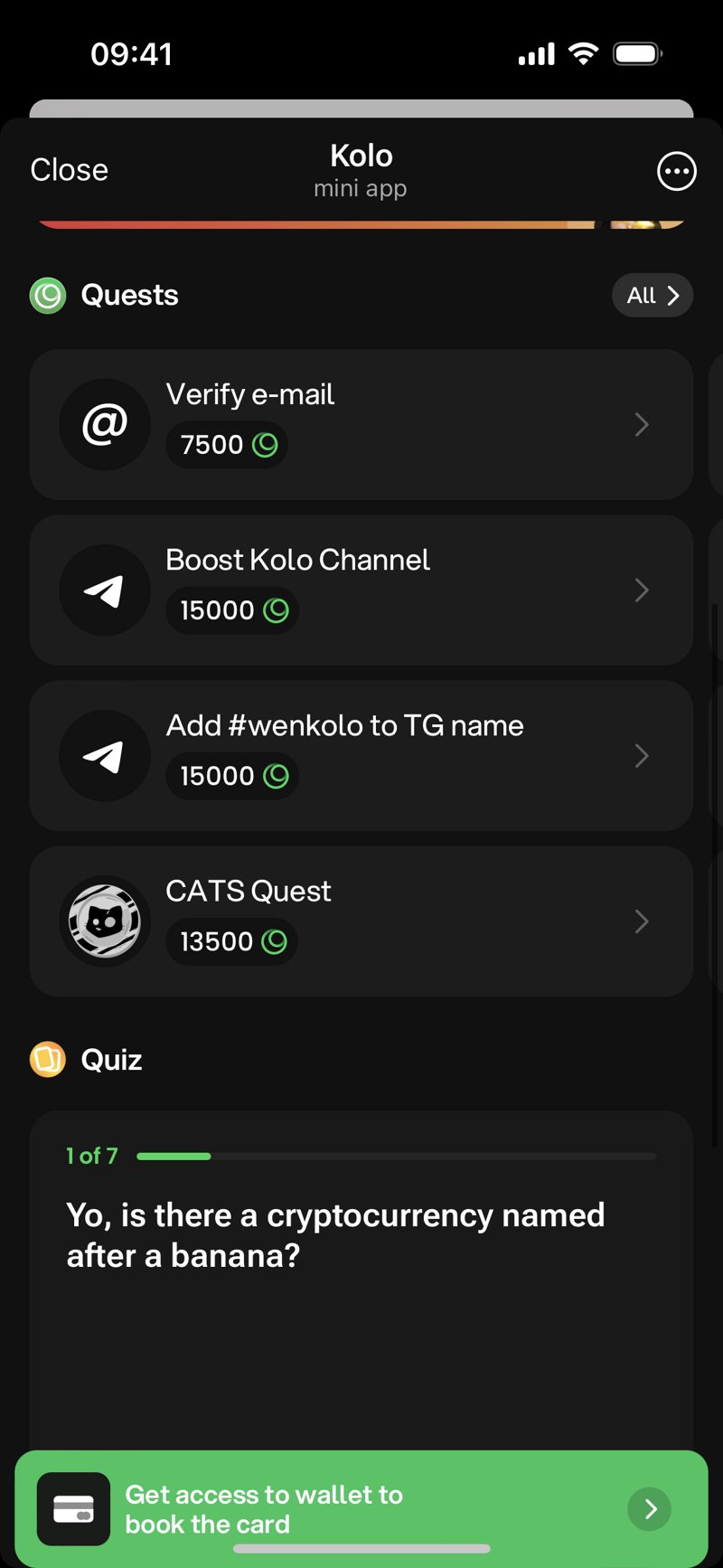 Dapp screenshot