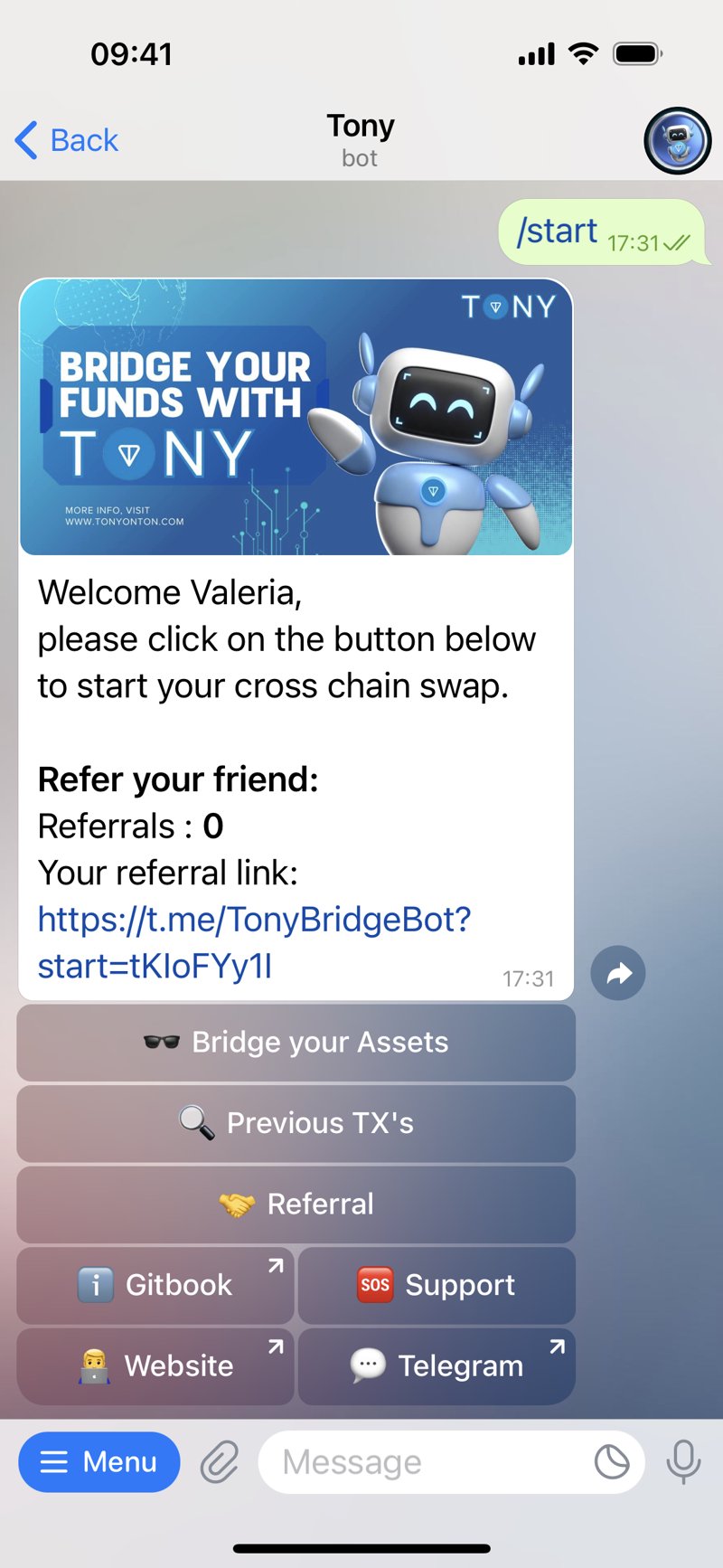 Dapp screenshot