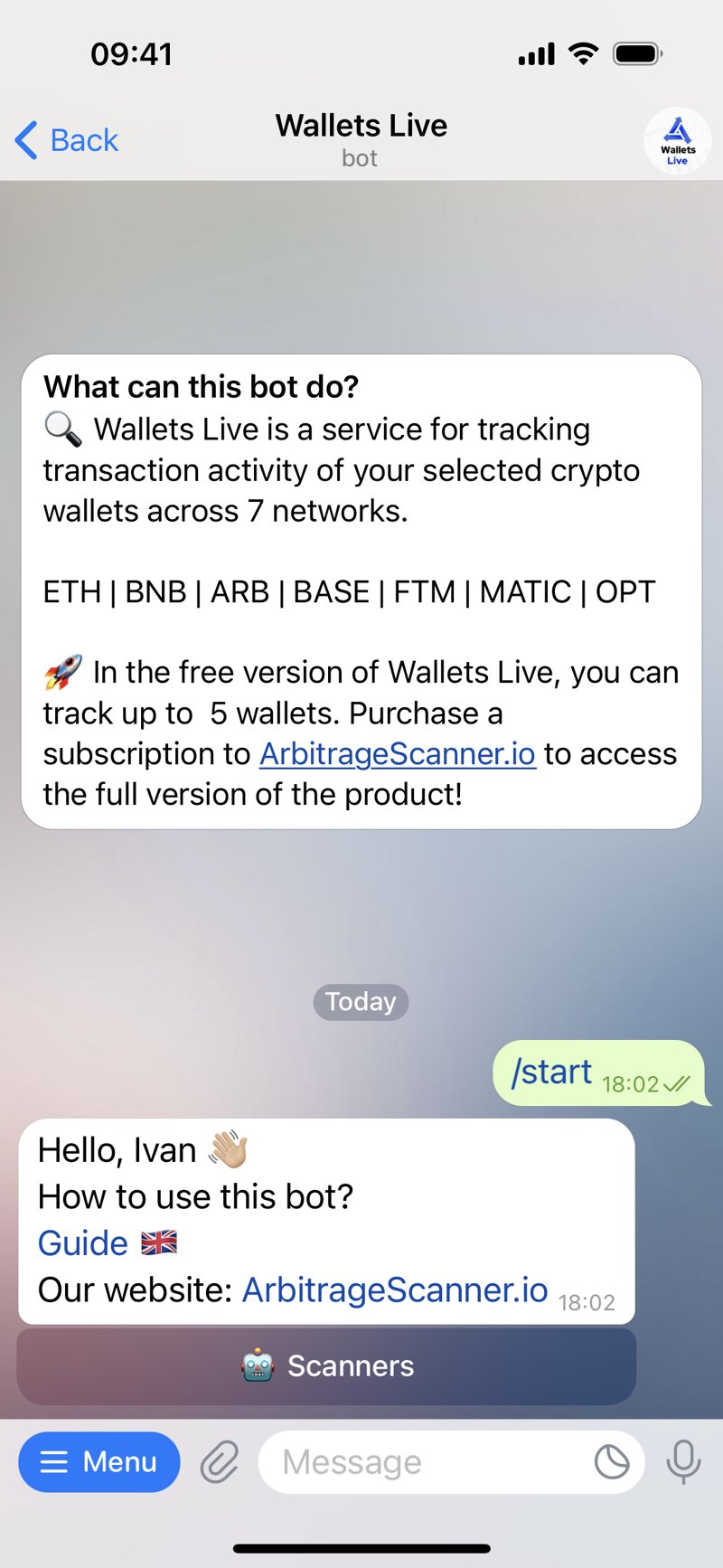 Dapp screenshot