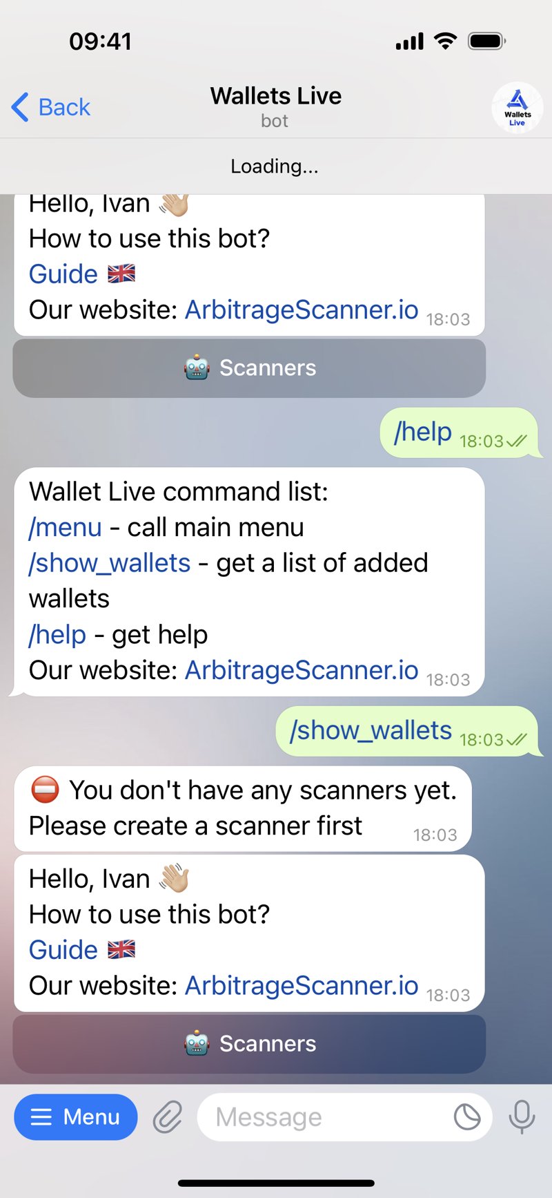 Dapp screenshot