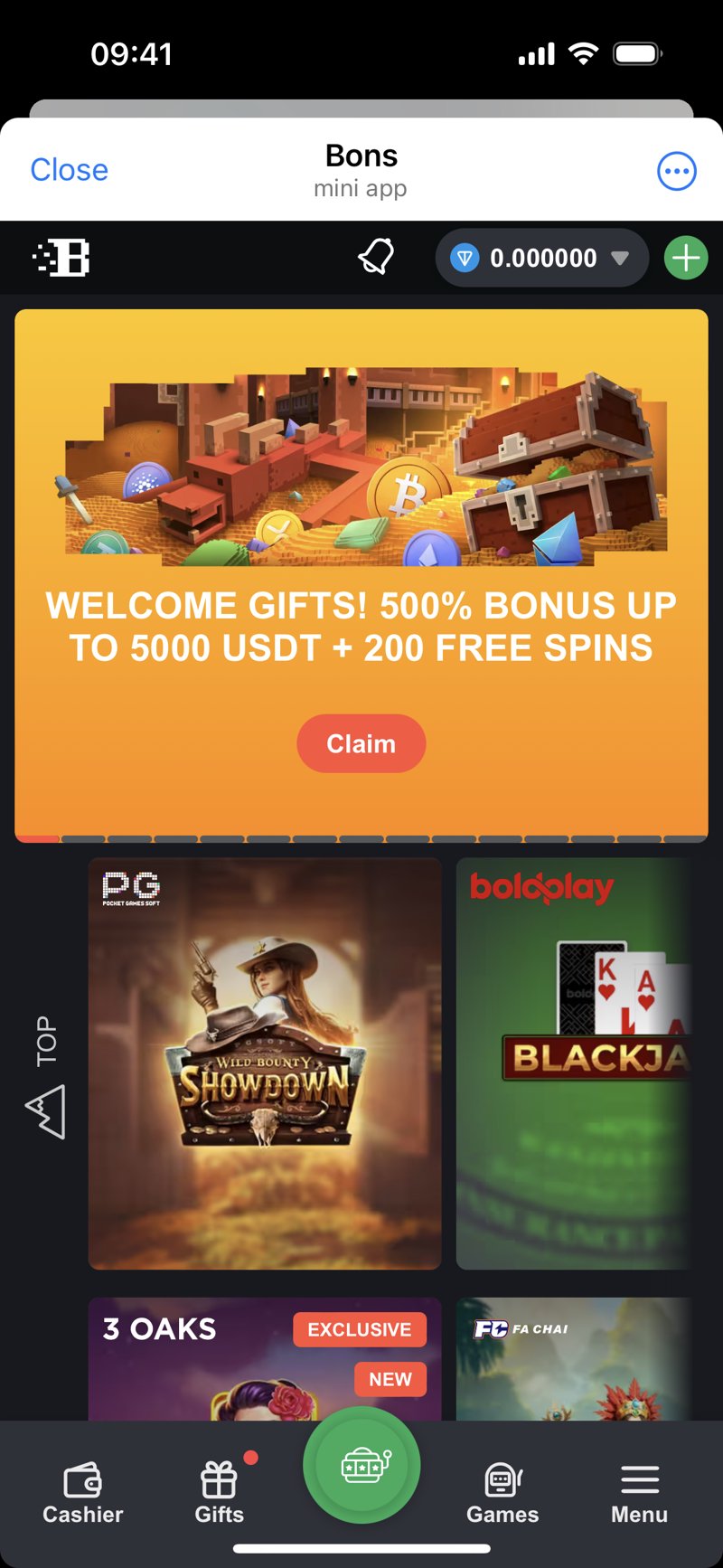 Dapp screenshot