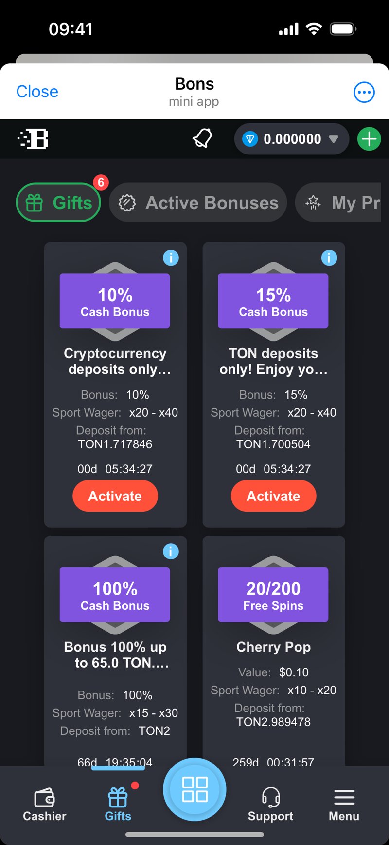 Dapp screenshot