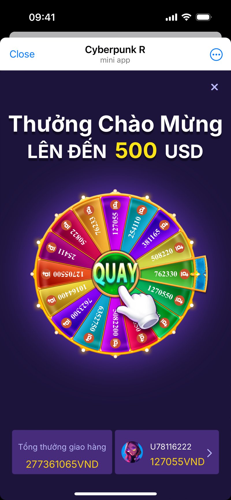 Dapp screenshot