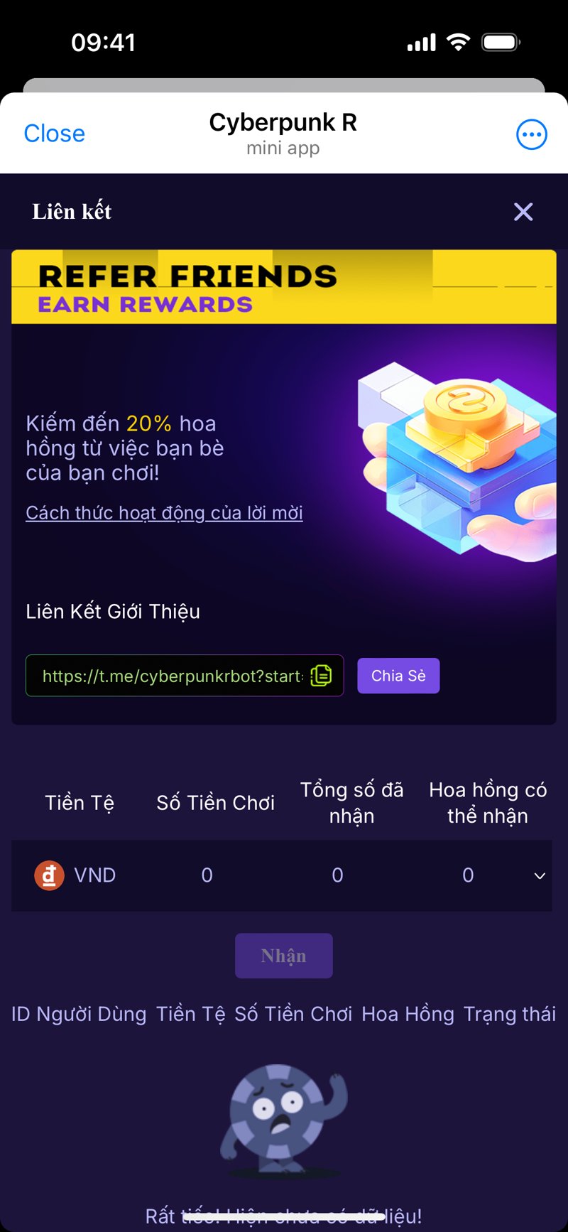 Dapp screenshot