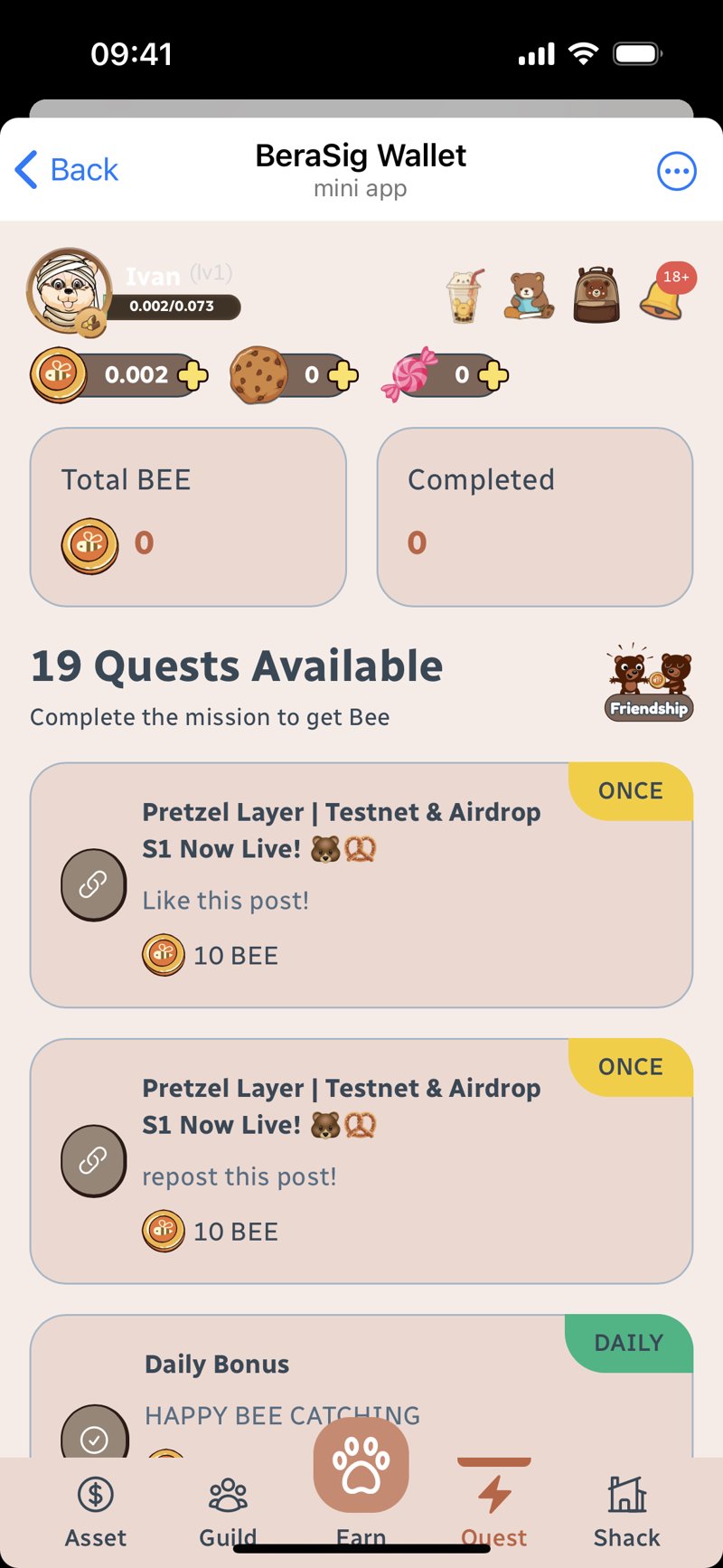 Dapp screenshot