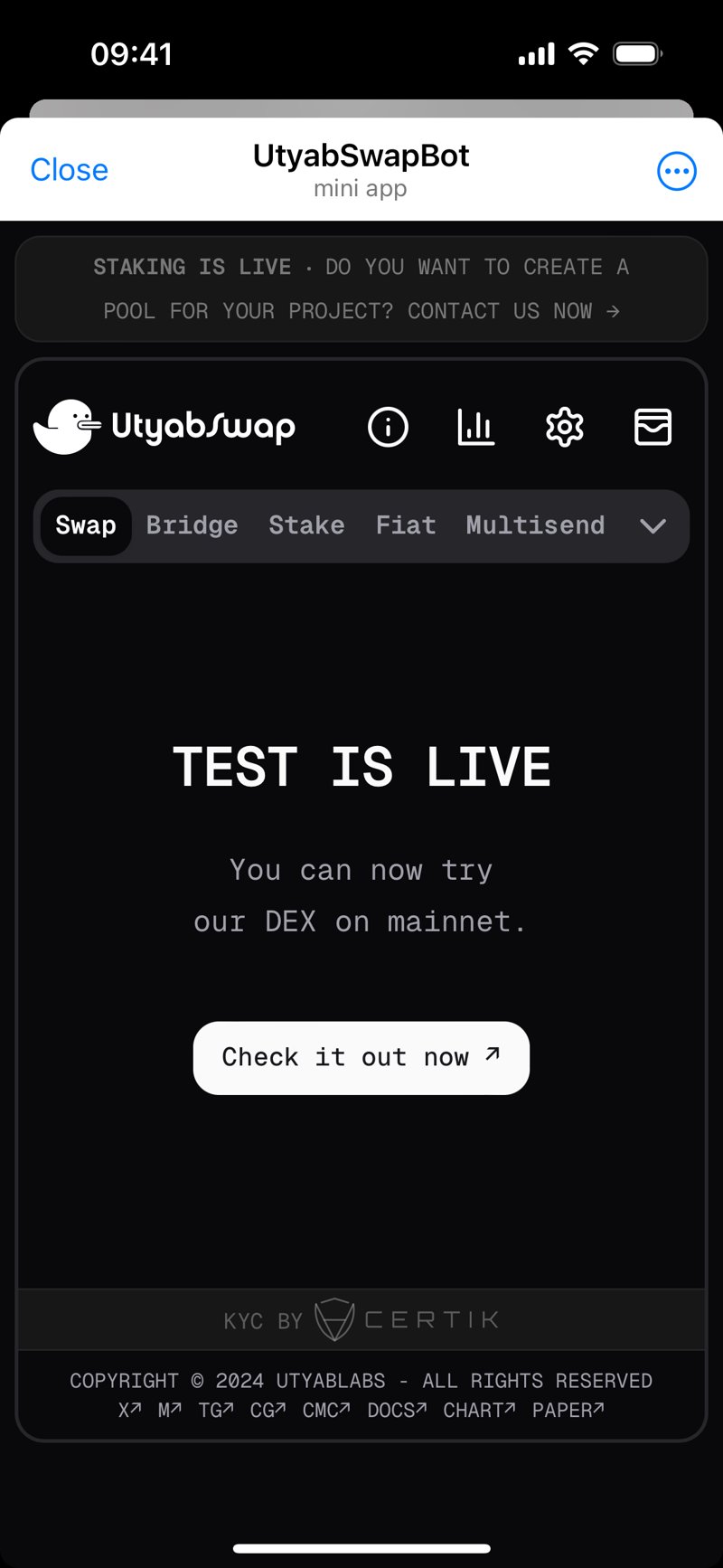 Dapp screenshot