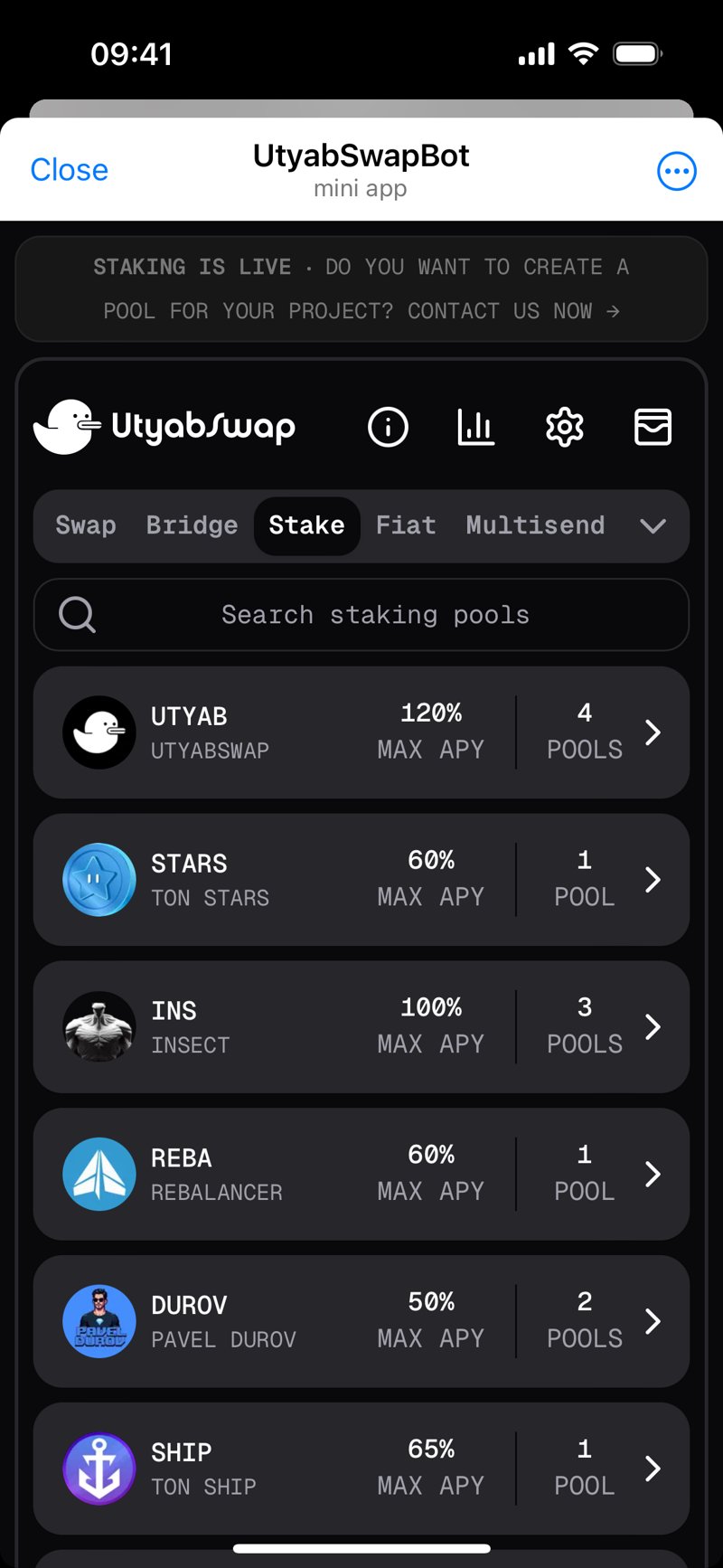 Dapp screenshot
