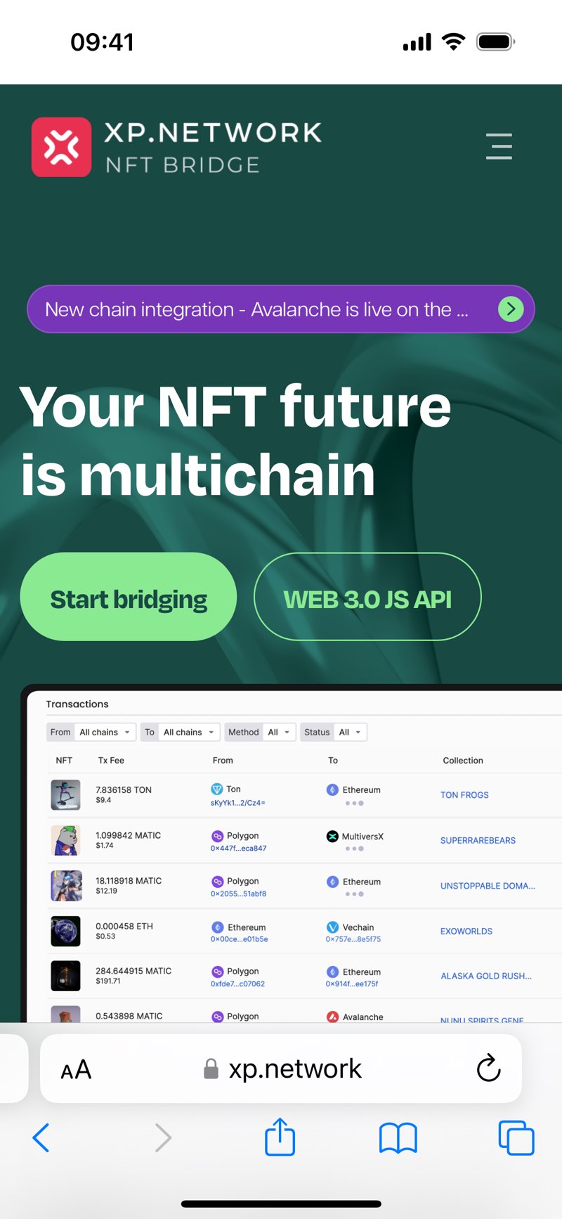 Dapp screenshot