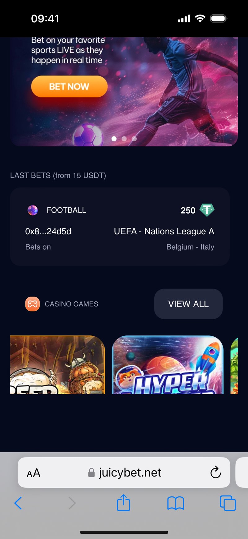 Dapp screenshot