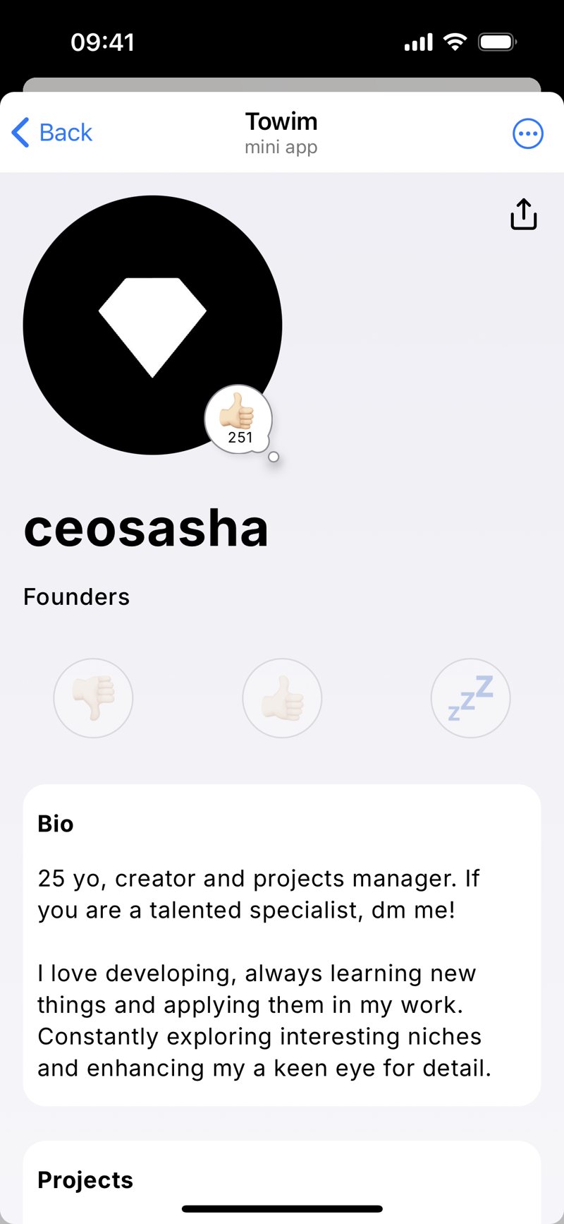Dapp screenshot