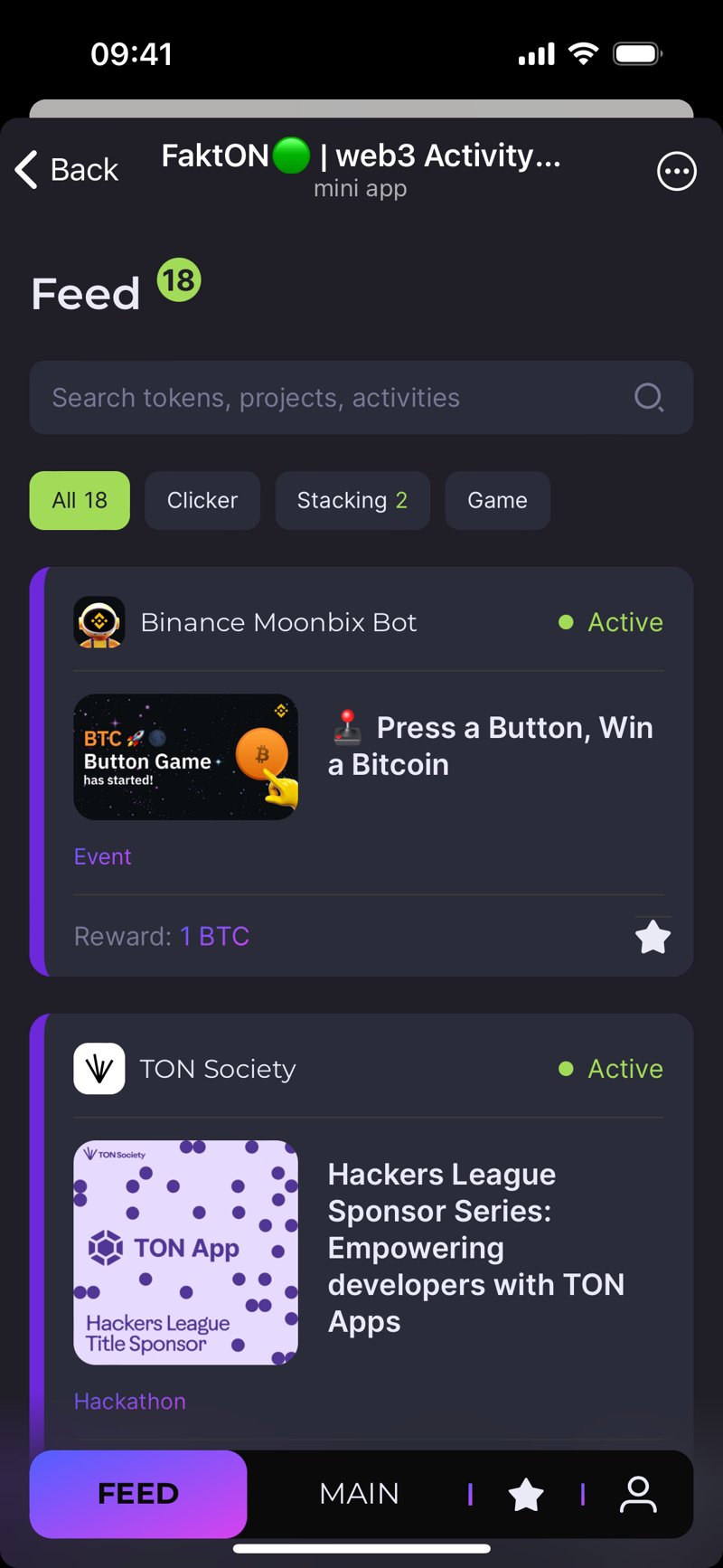 Dapp screenshot