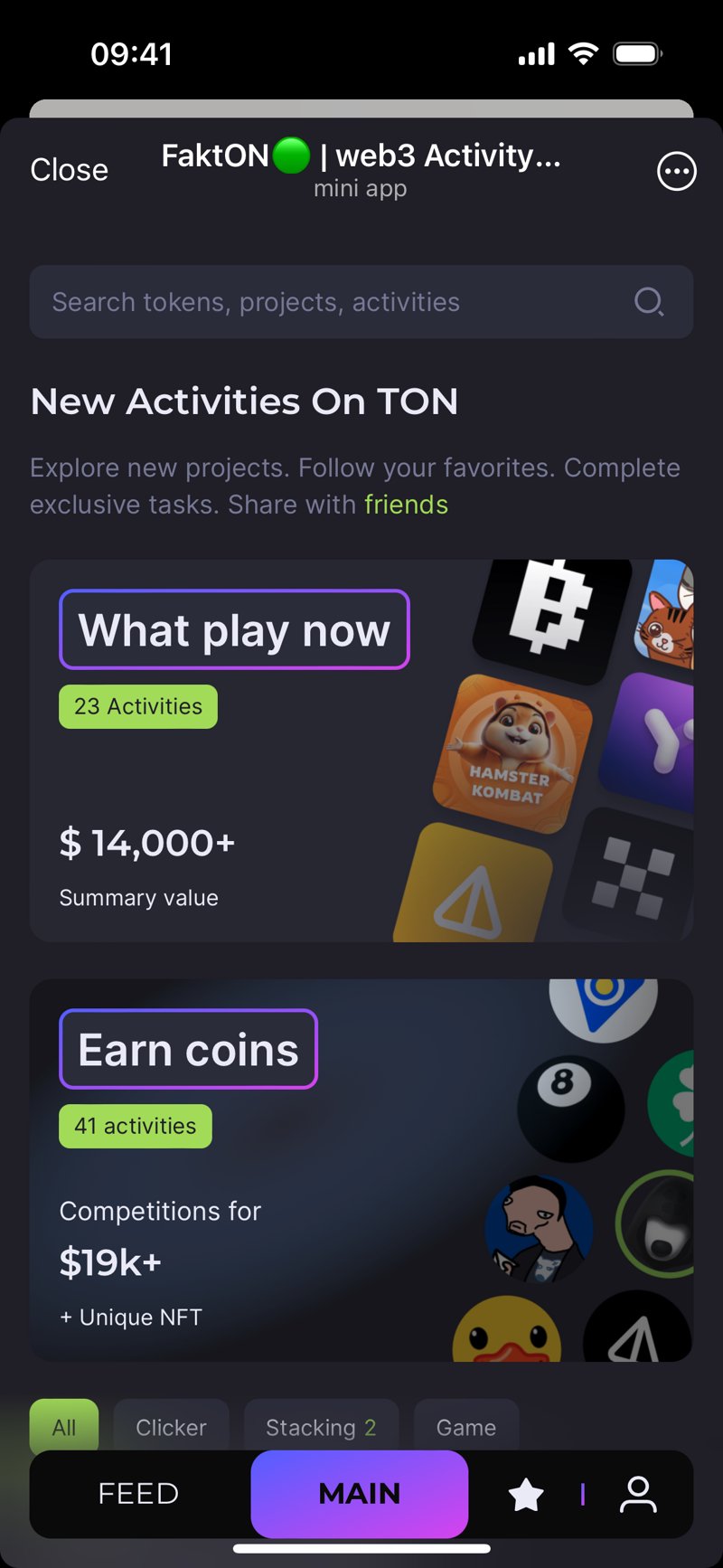 Dapp screenshot