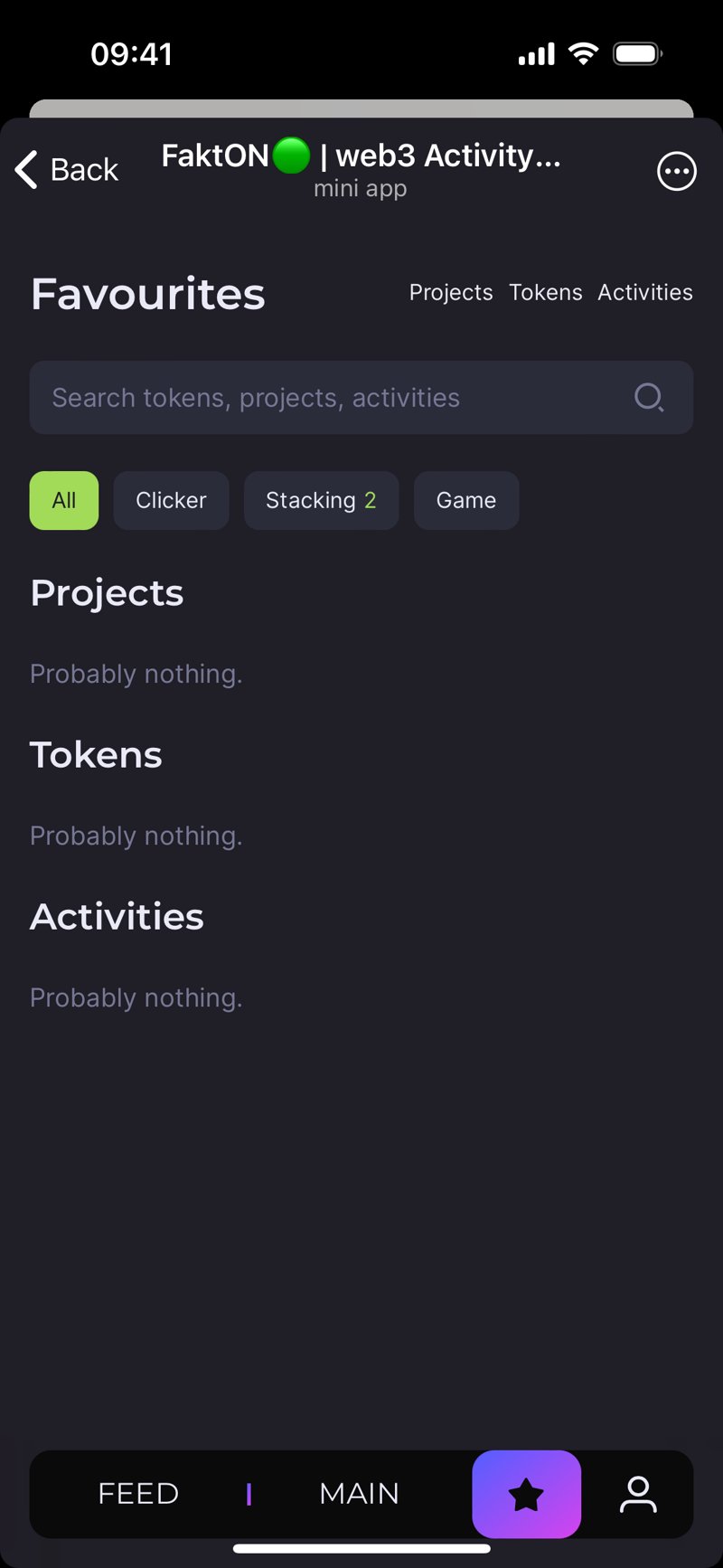 Dapp screenshot