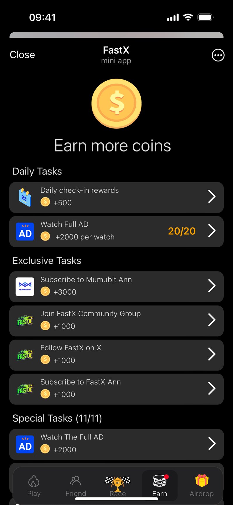 Dapp screenshot