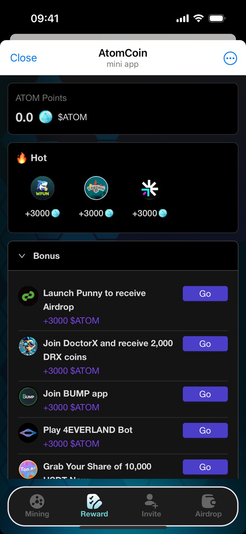 Dapp screenshot