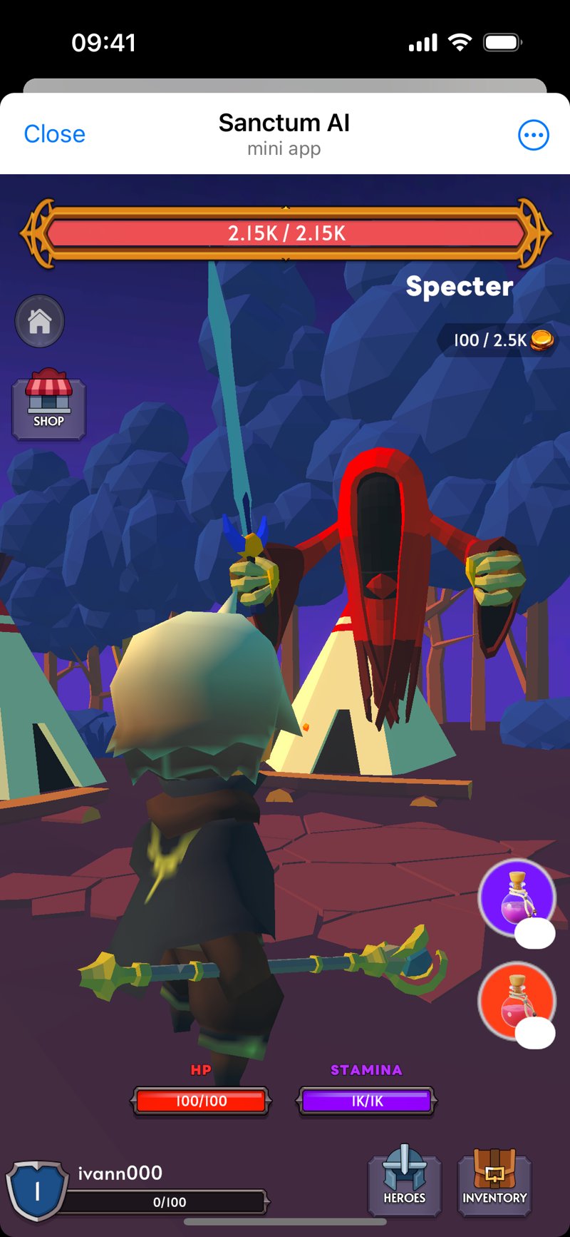 Dapp screenshot
