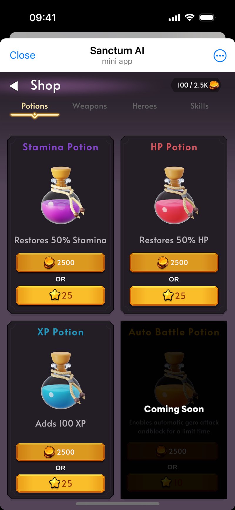 Dapp screenshot
