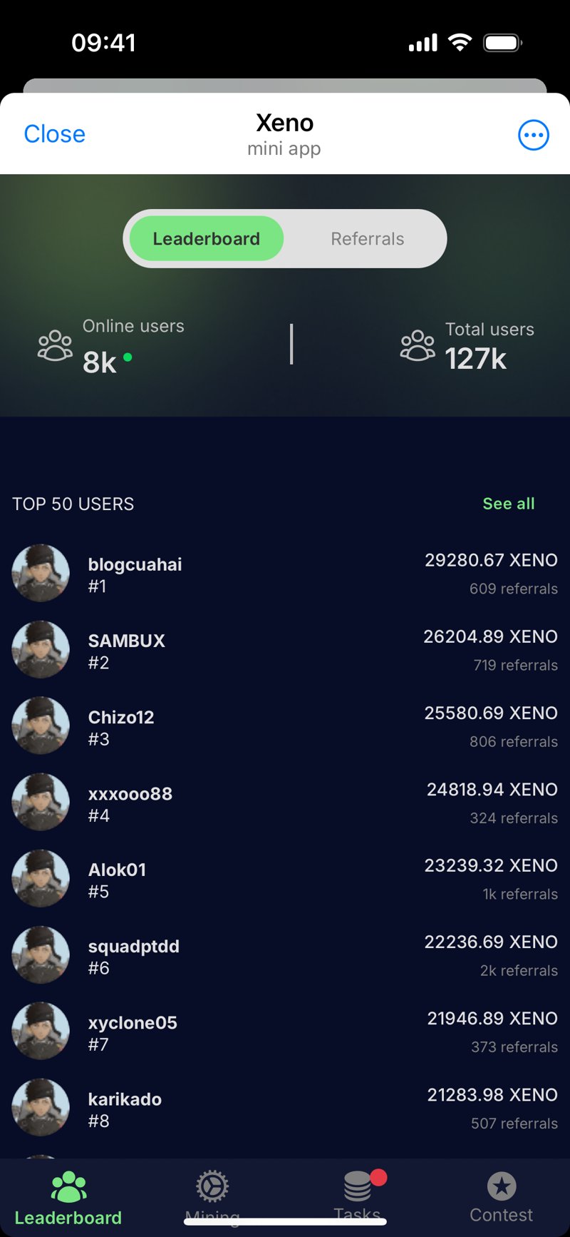 Dapp screenshot