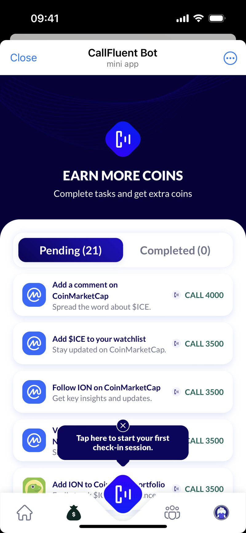 Dapp screenshot