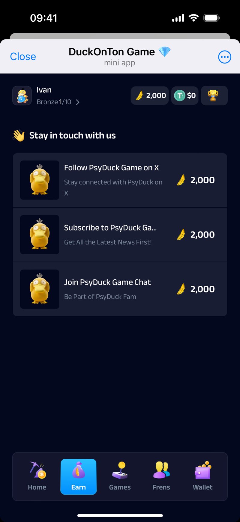 Dapp screenshot