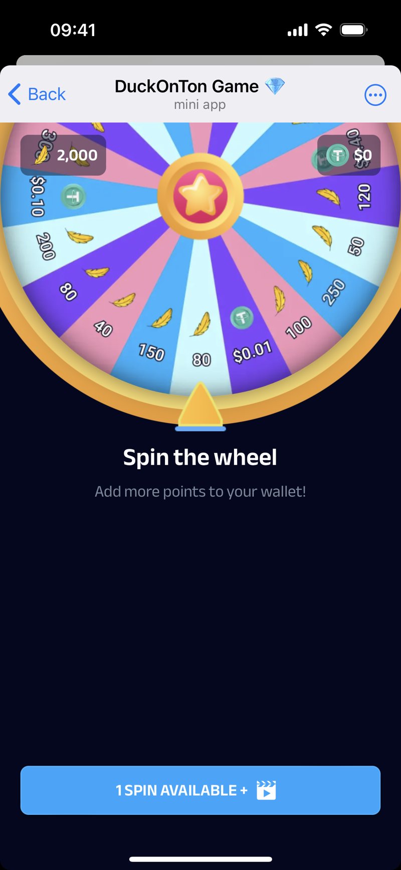 Dapp screenshot