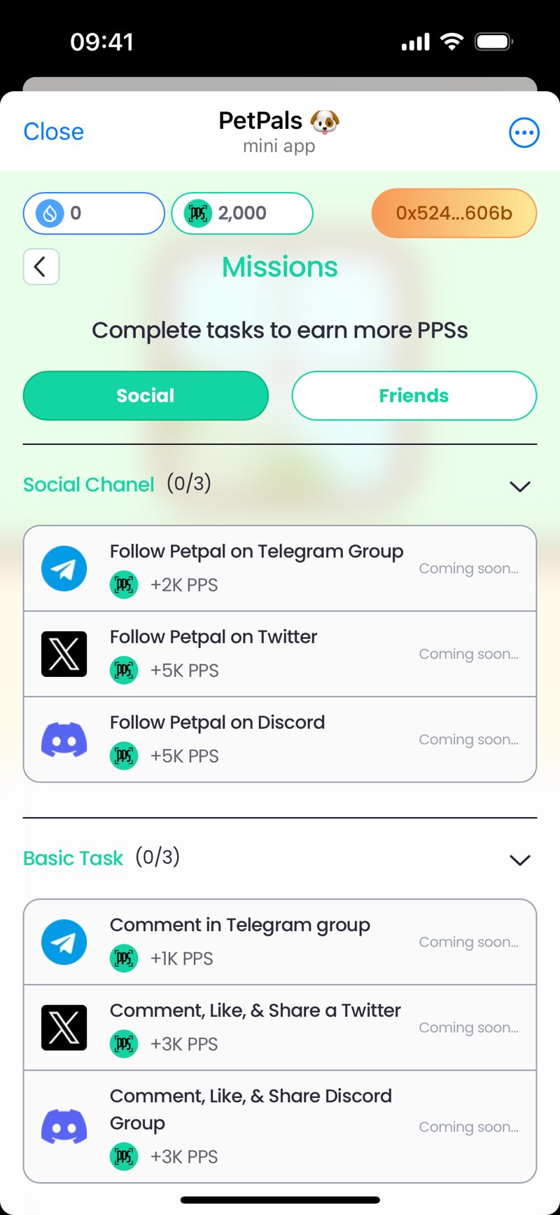 Dapp screenshot
