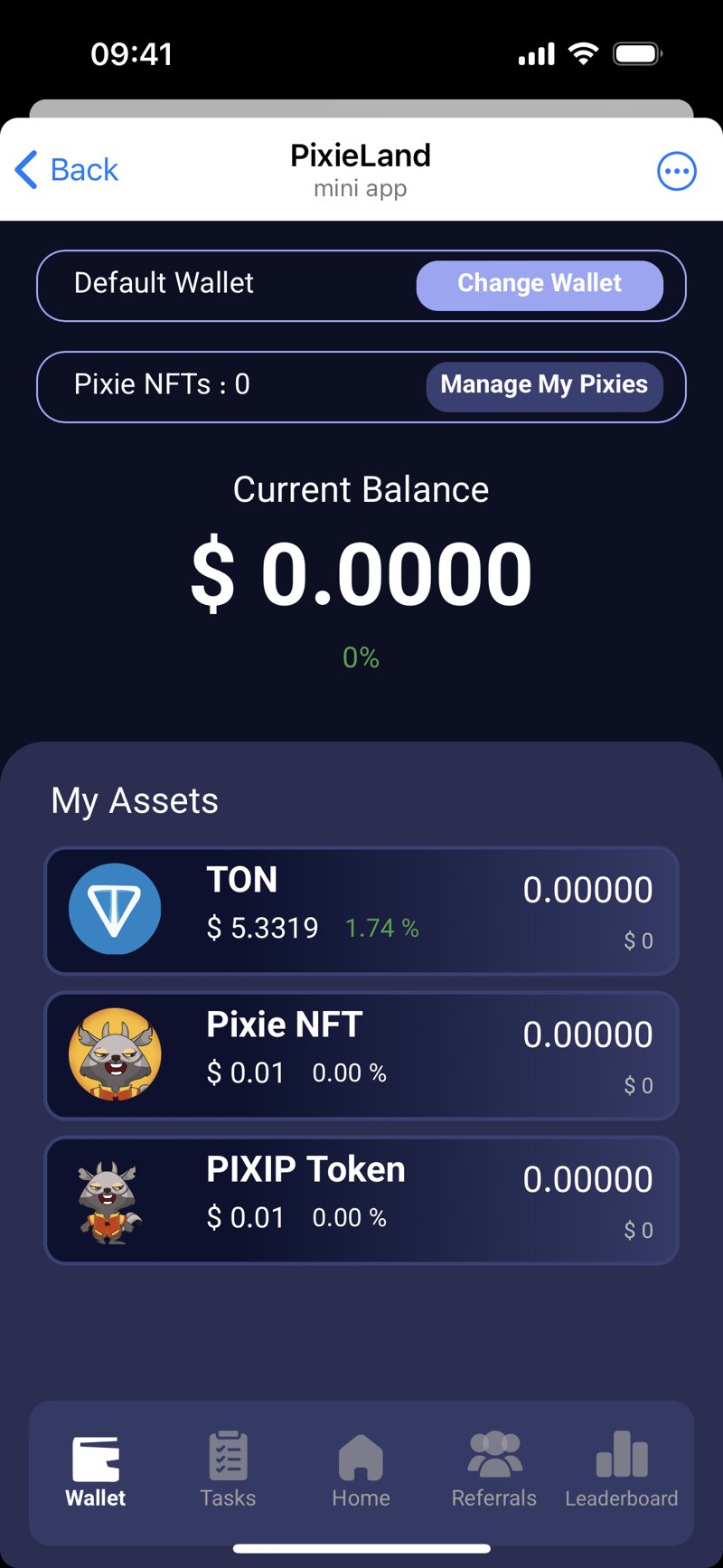 Dapp screenshot