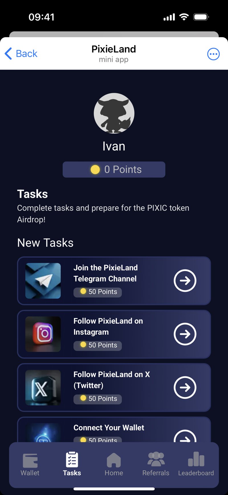 Dapp screenshot