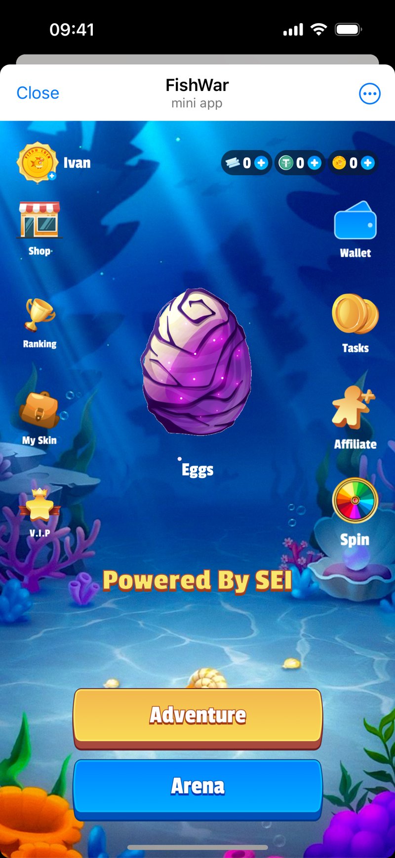 Dapp screenshot
