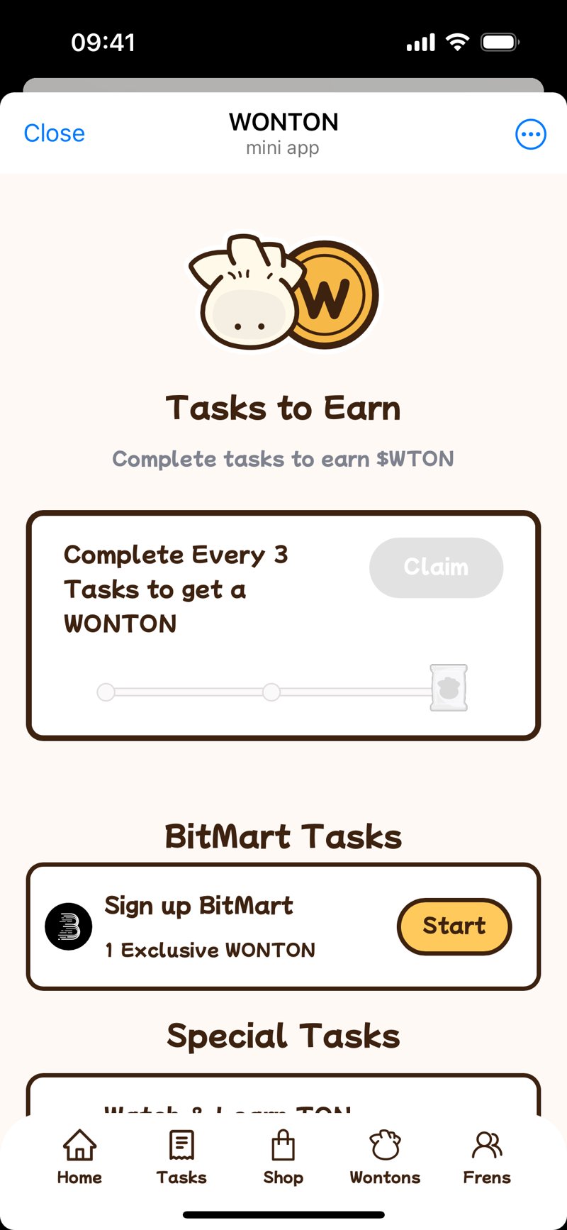Dapp screenshot