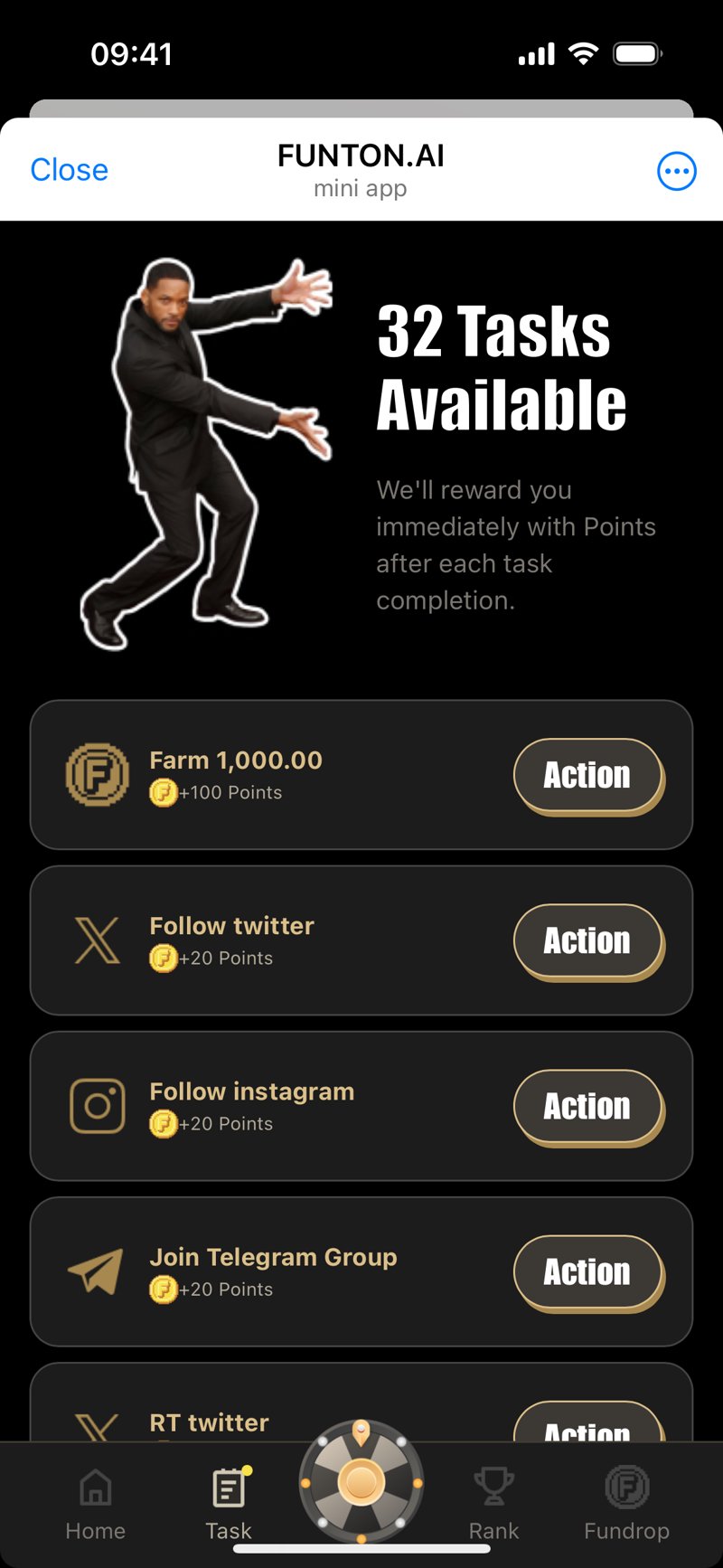 Dapp screenshot
