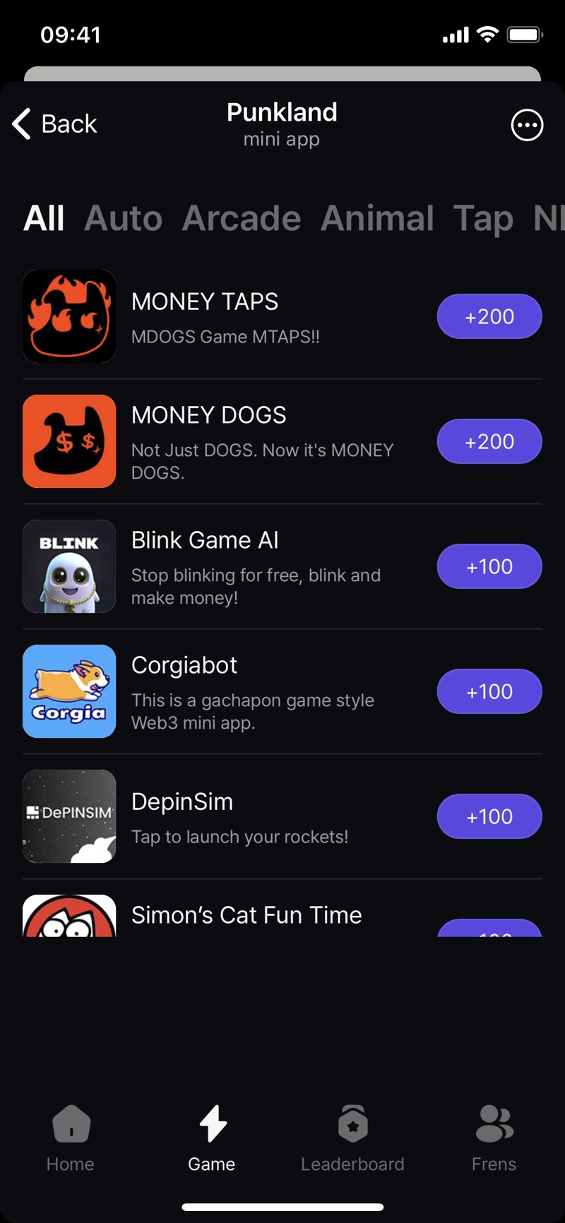Dapp screenshot