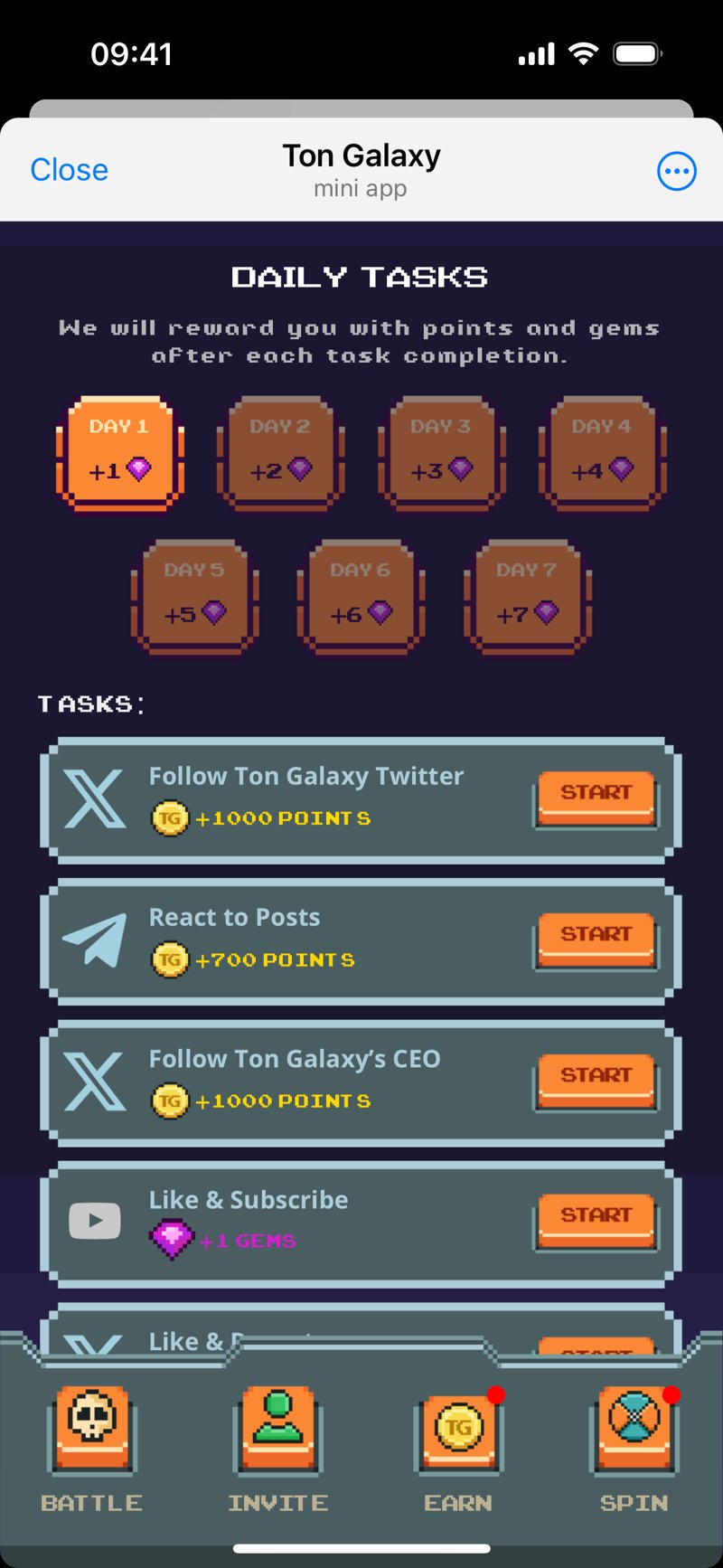 Dapp screenshot