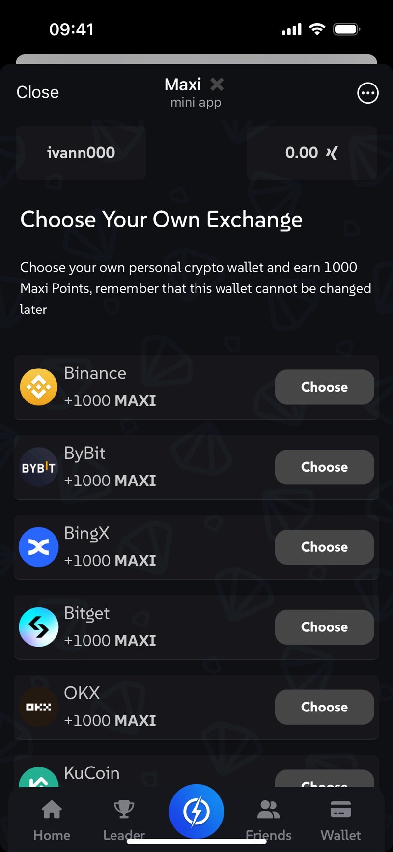 Dapp screenshot