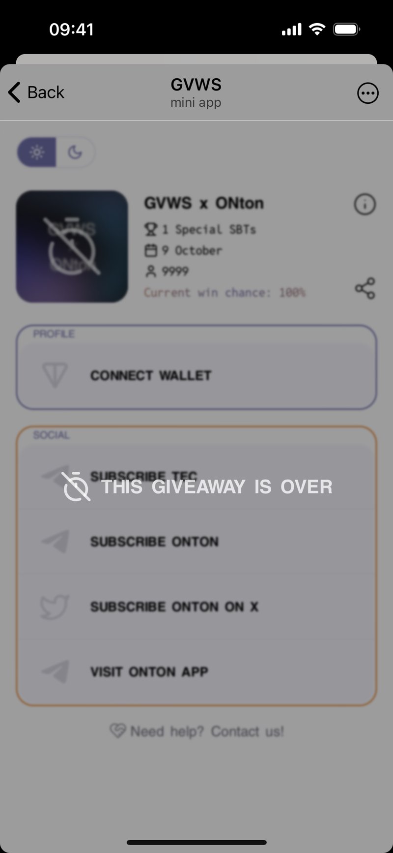 Dapp screenshot
