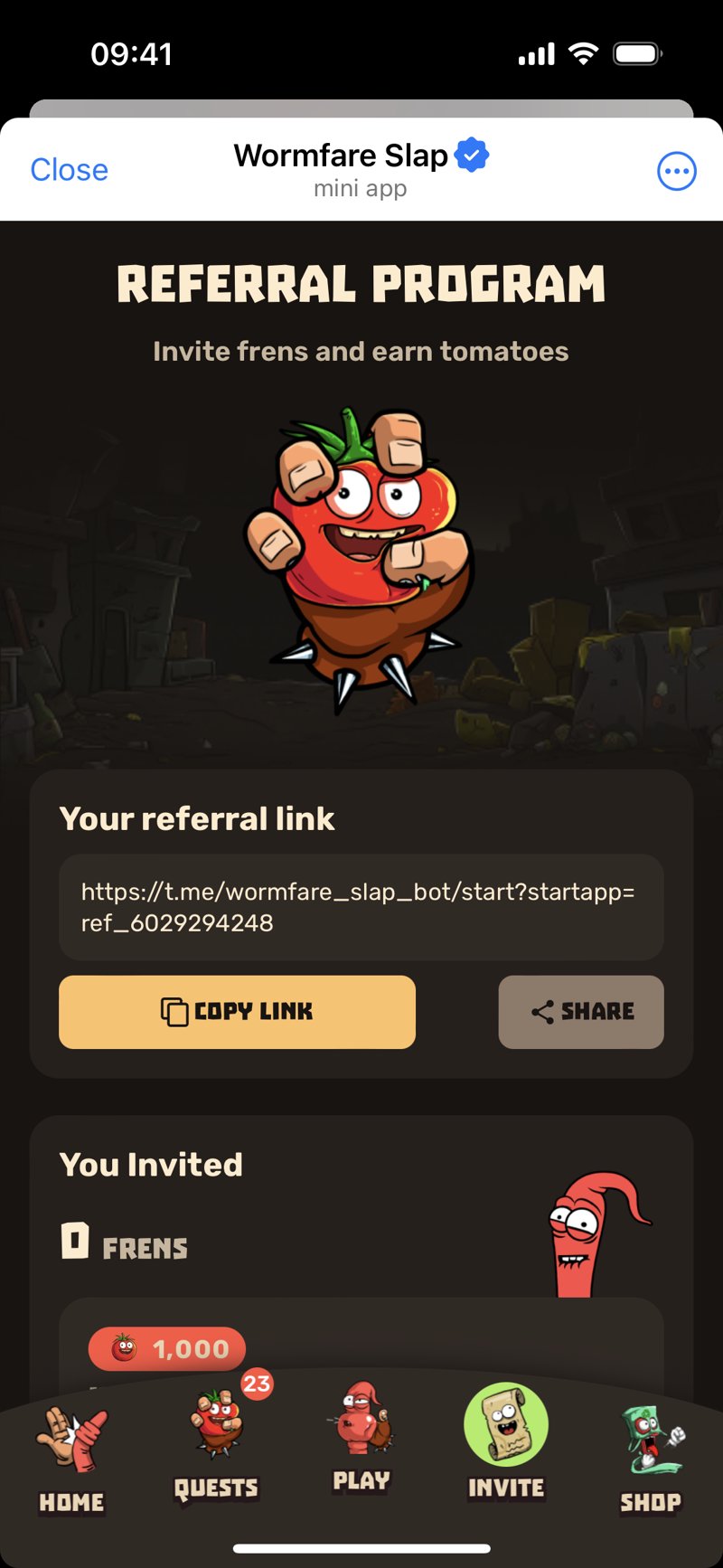 Dapp screenshot
