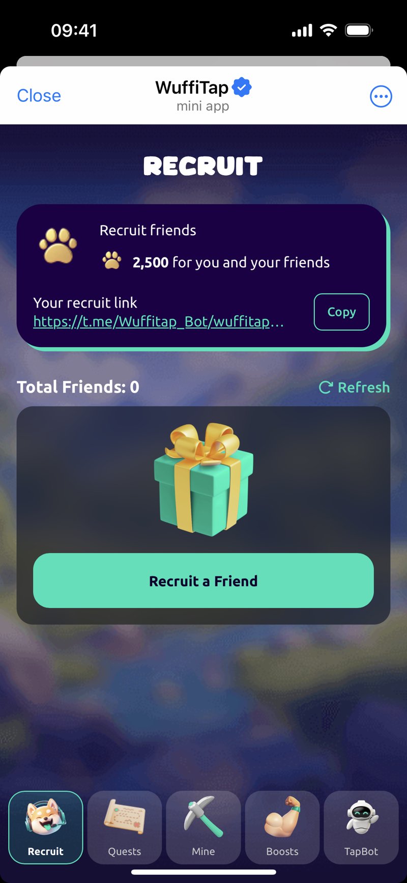 Dapp screenshot