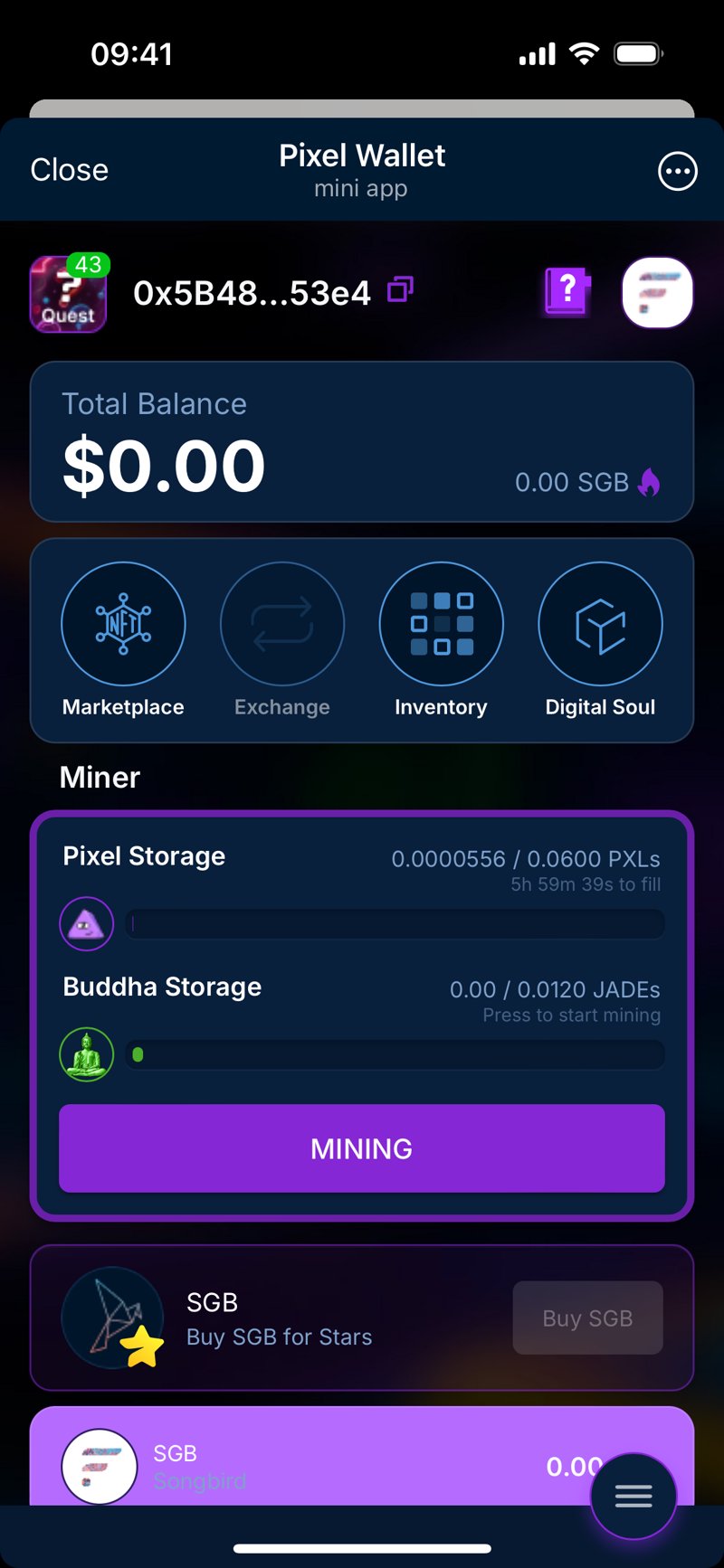 Dapp screenshot