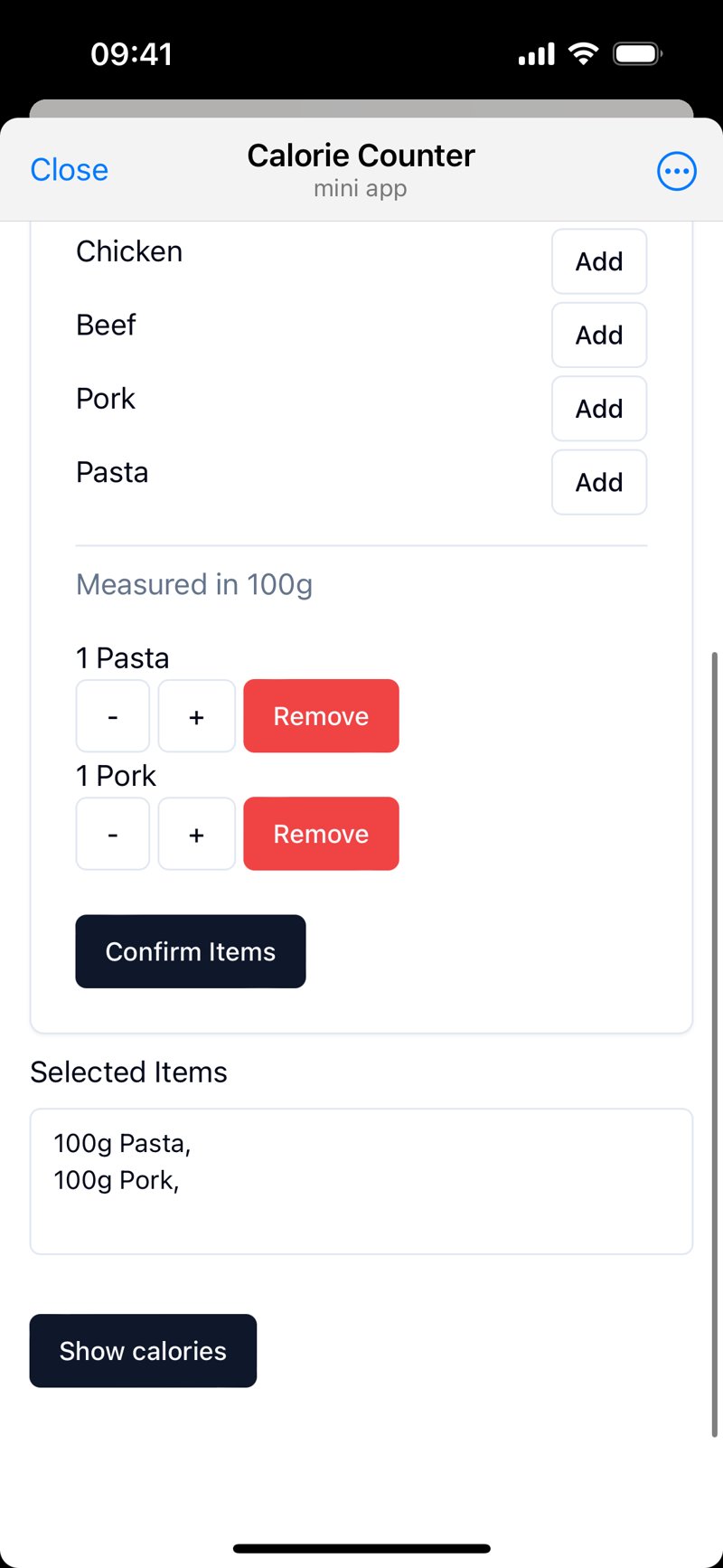 Dapp screenshot