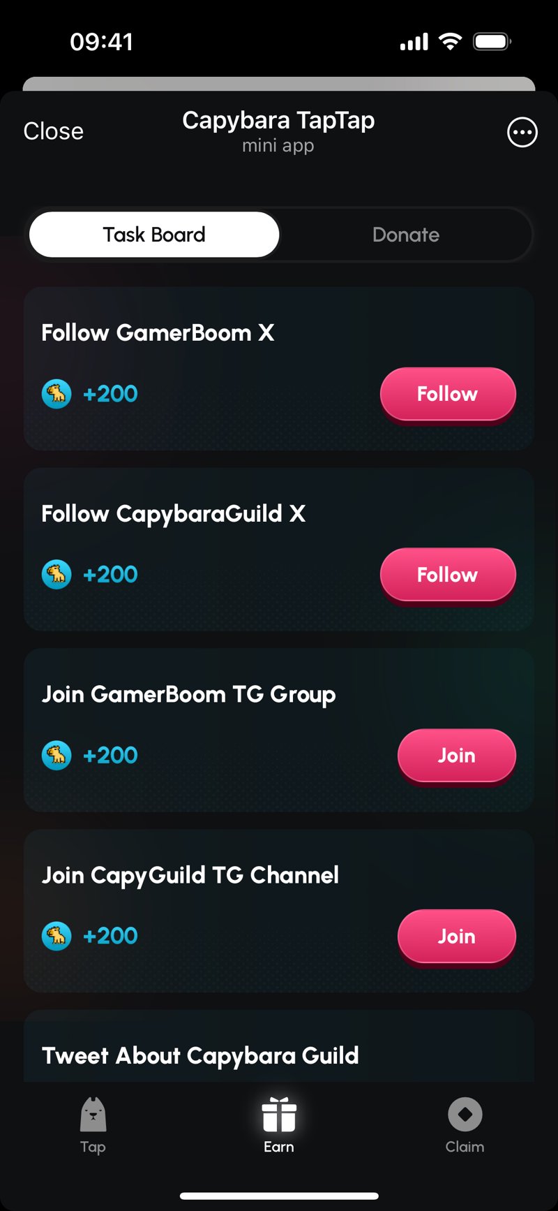 Dapp screenshot