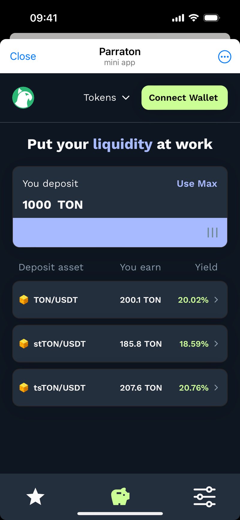 Dapp screenshot