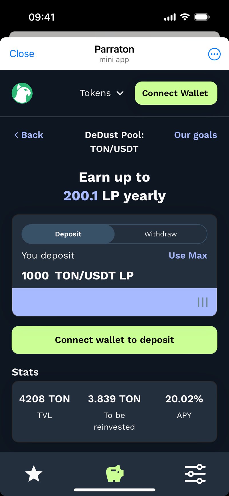Dapp screenshot