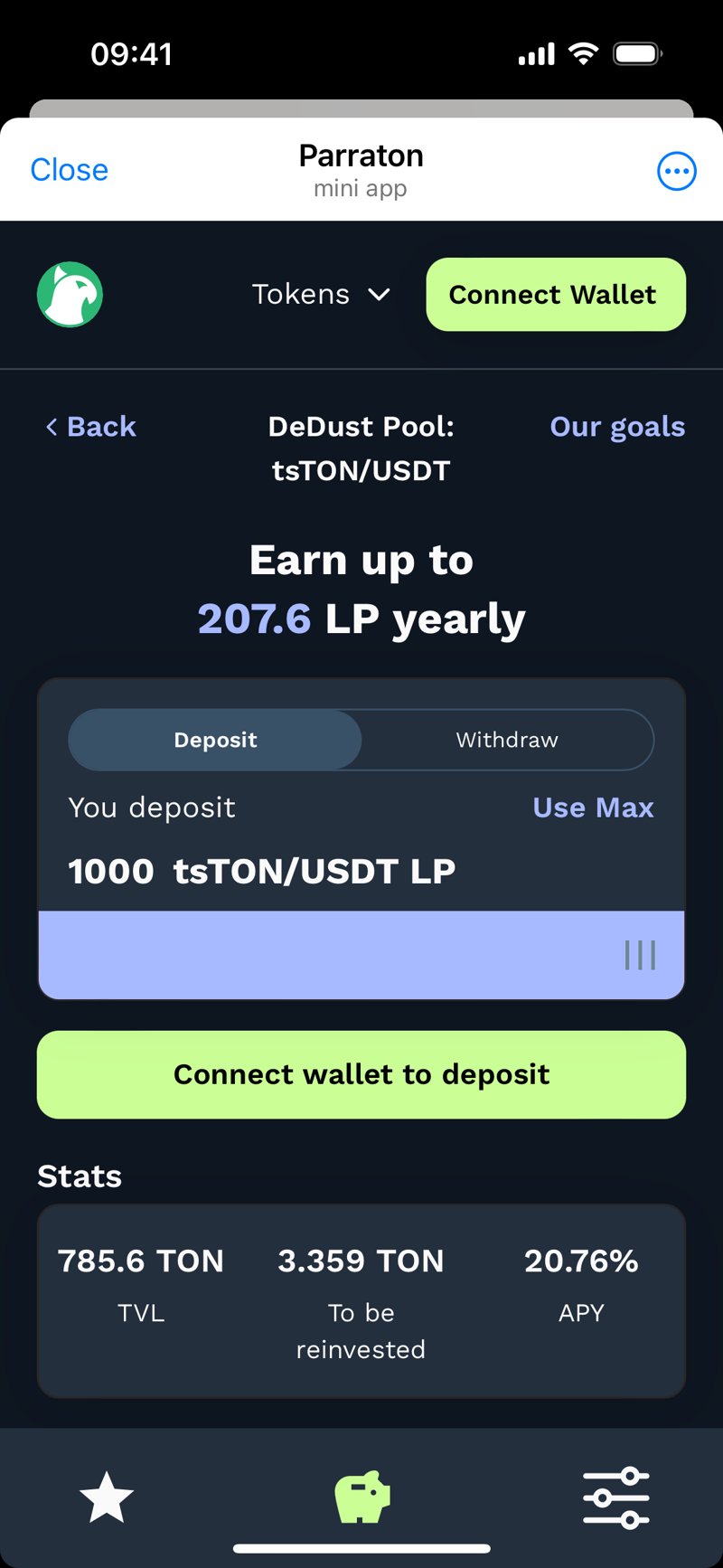Dapp screenshot