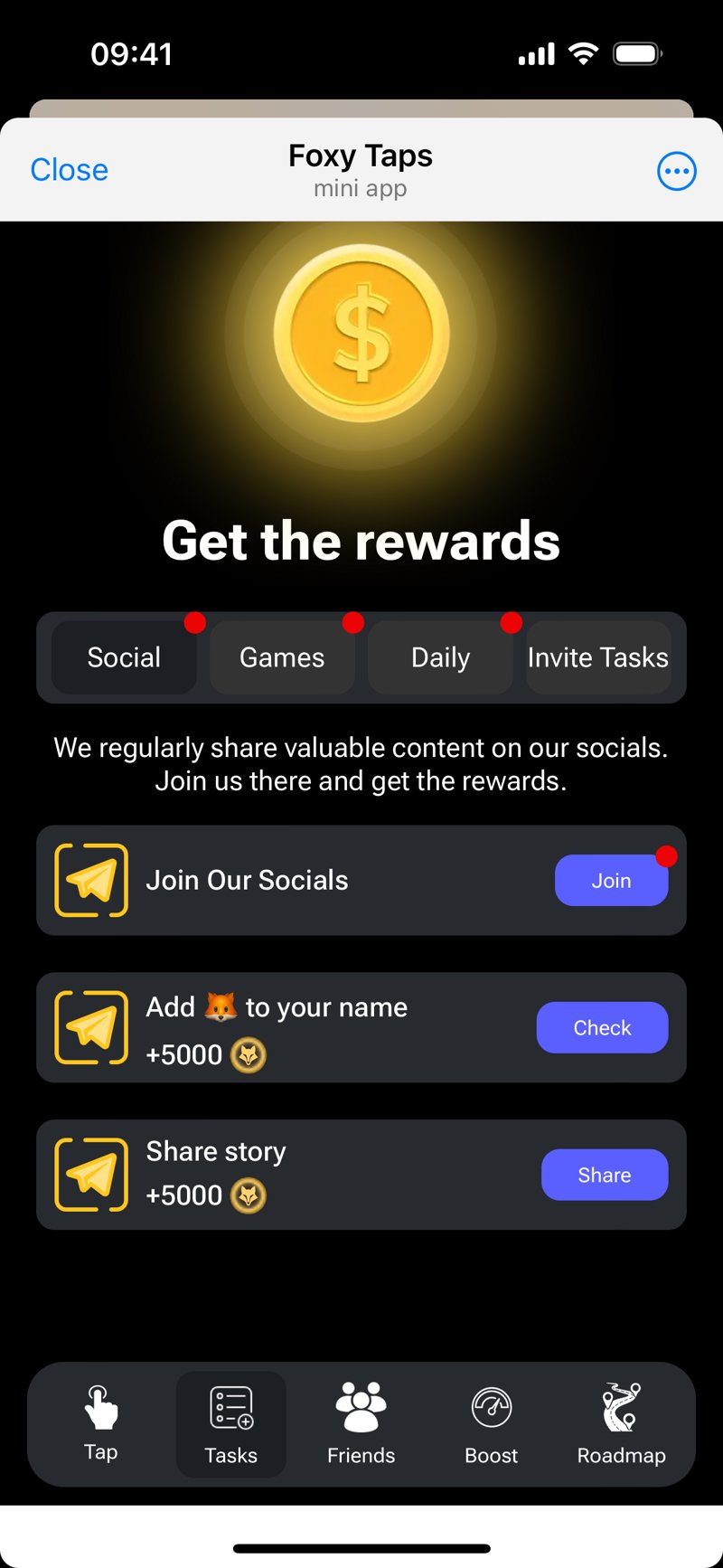 Dapp screenshot