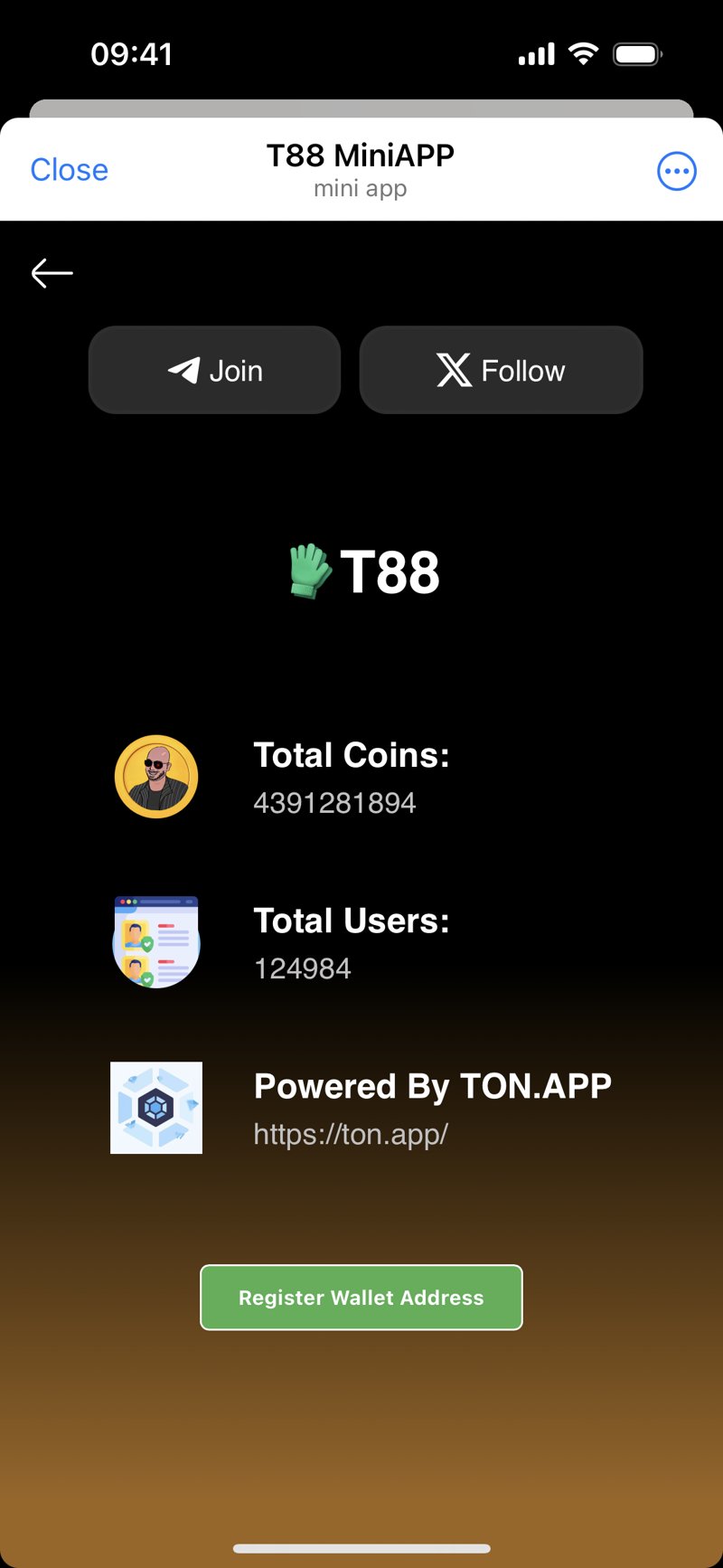 Dapp screenshot