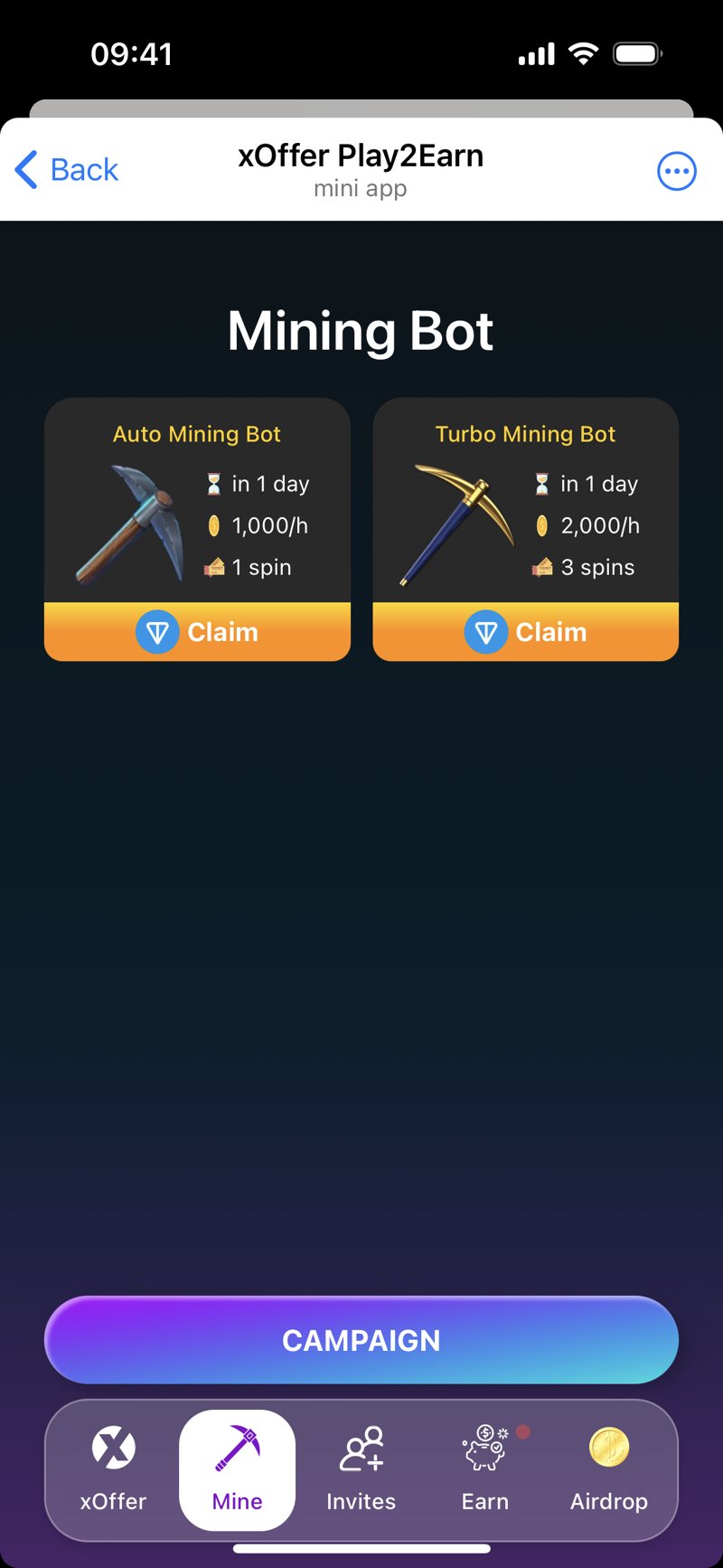 Dapp screenshot
