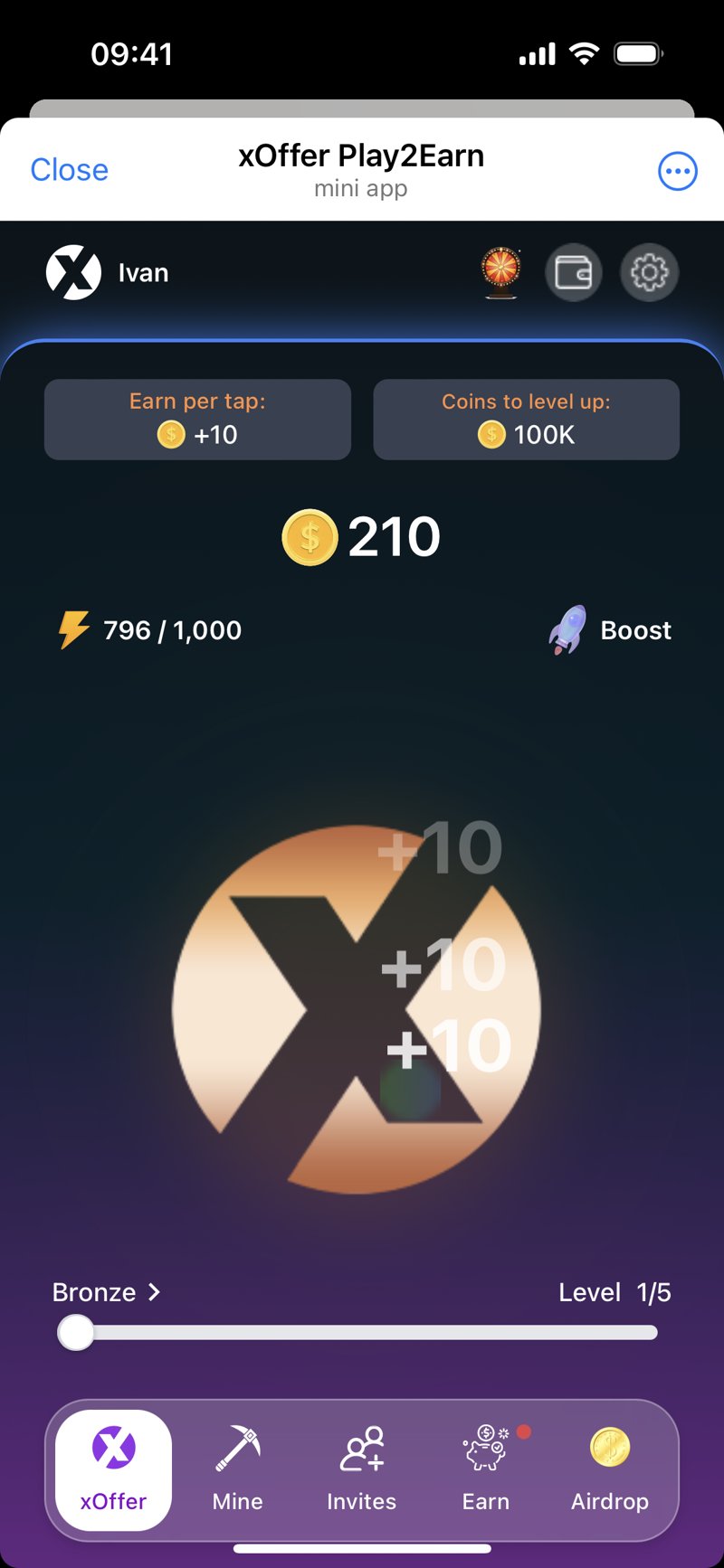 Dapp screenshot