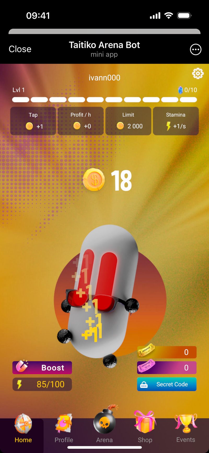 Dapp screenshot