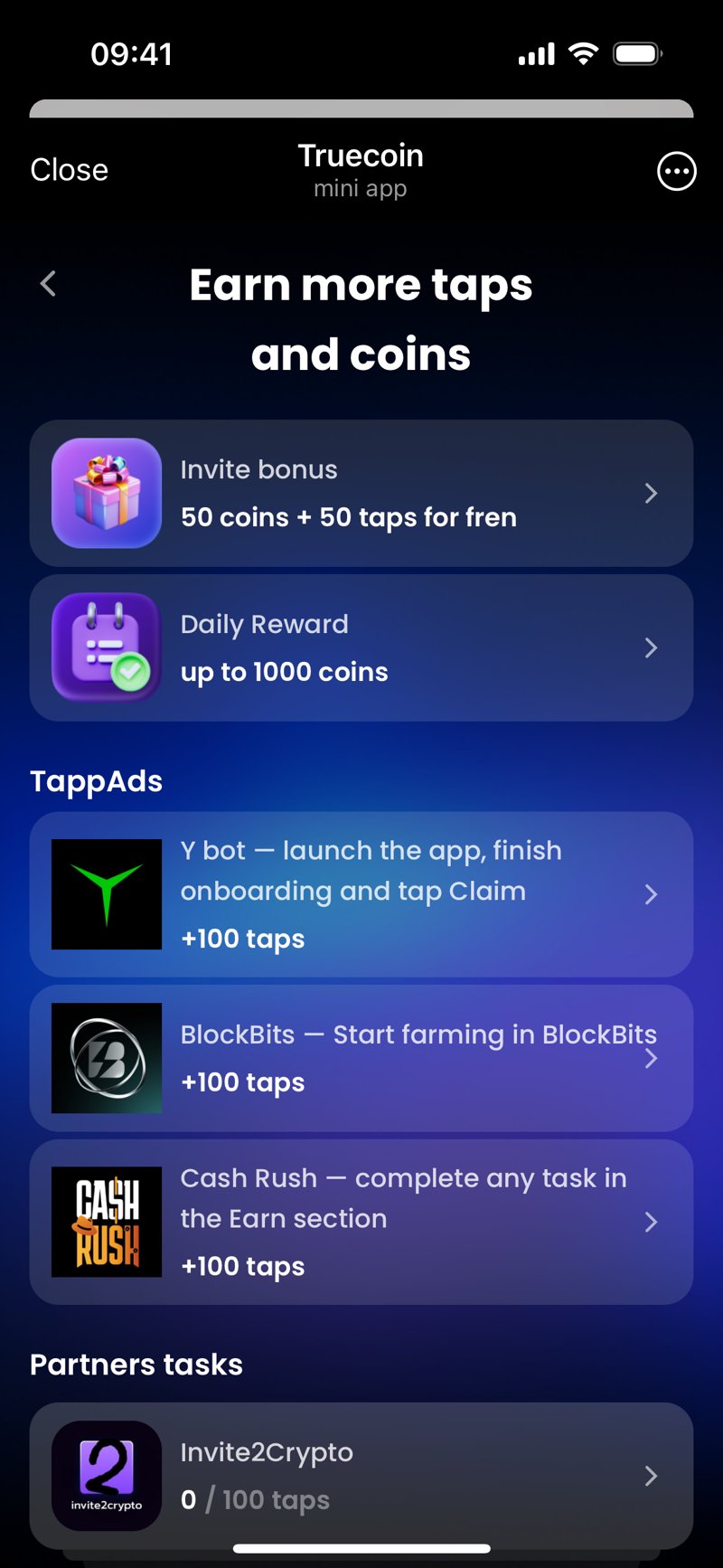 Dapp screenshot
