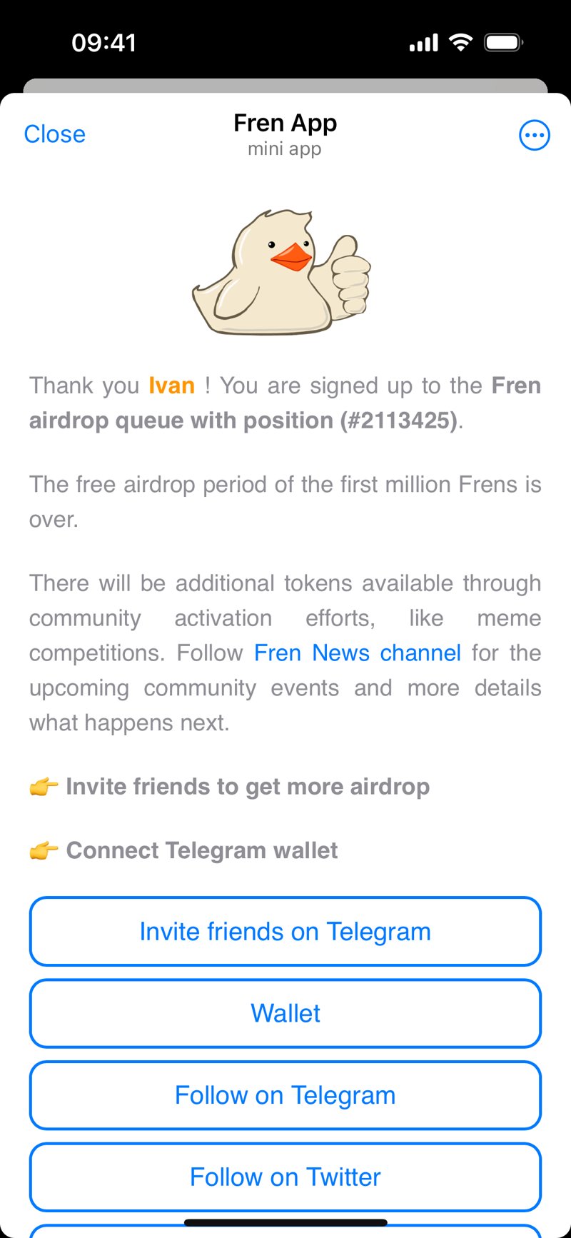 Dapp screenshot